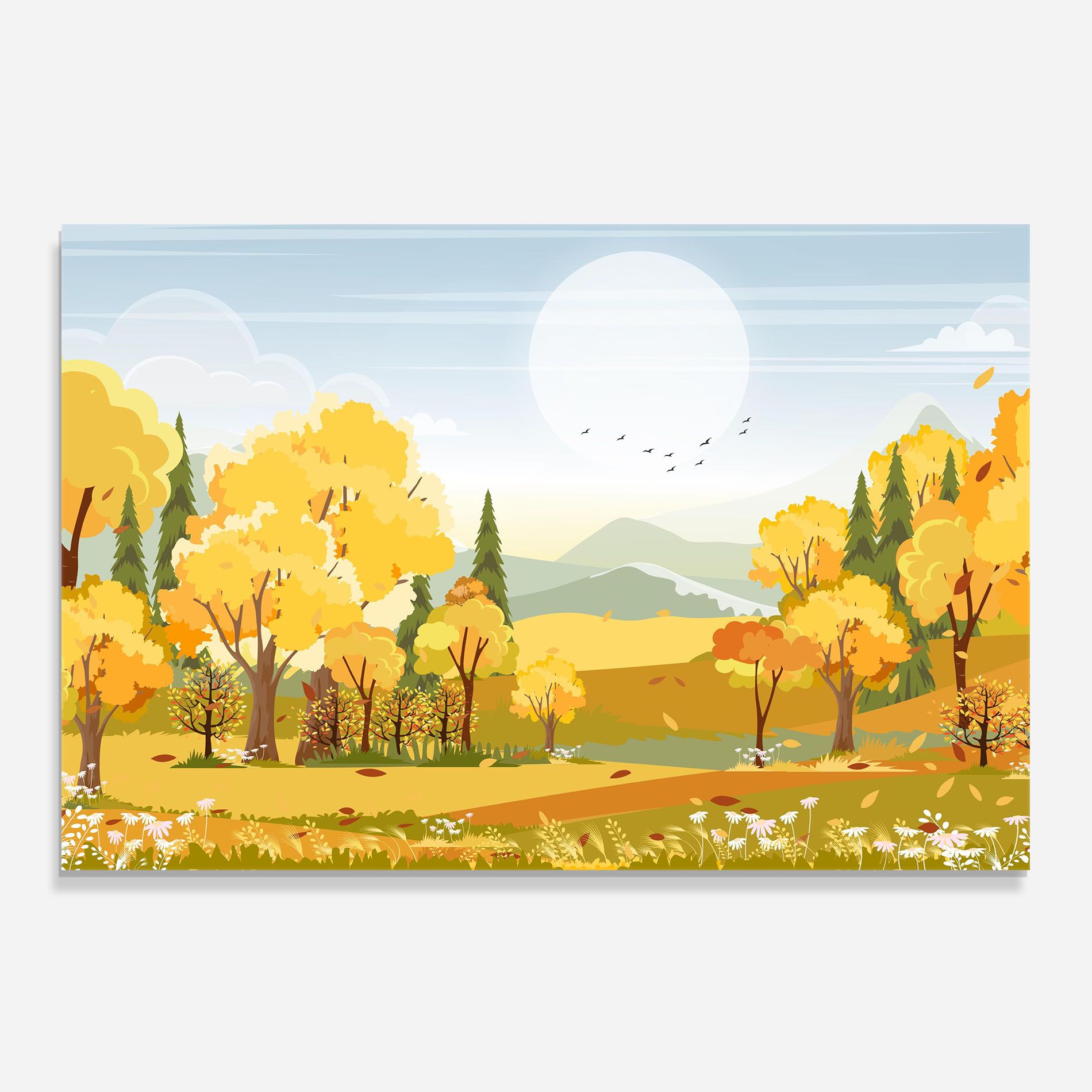 Autumn Yellow View mockup 0