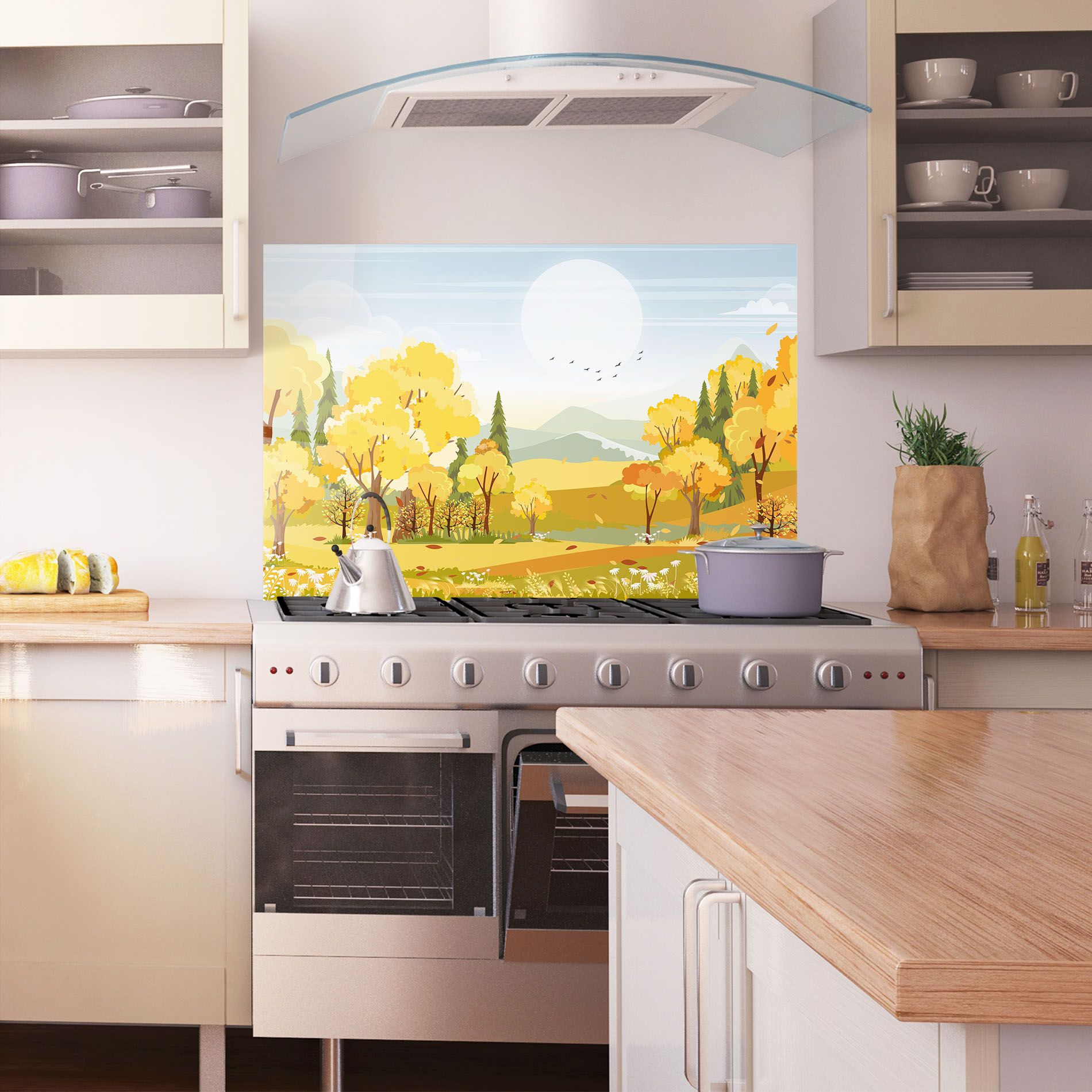 Autumn Yellow View mockup 1