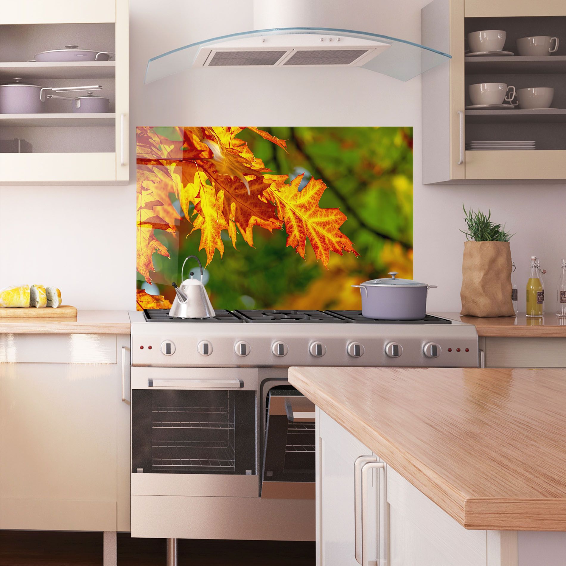 Orange Yellow Leaves mockup 1