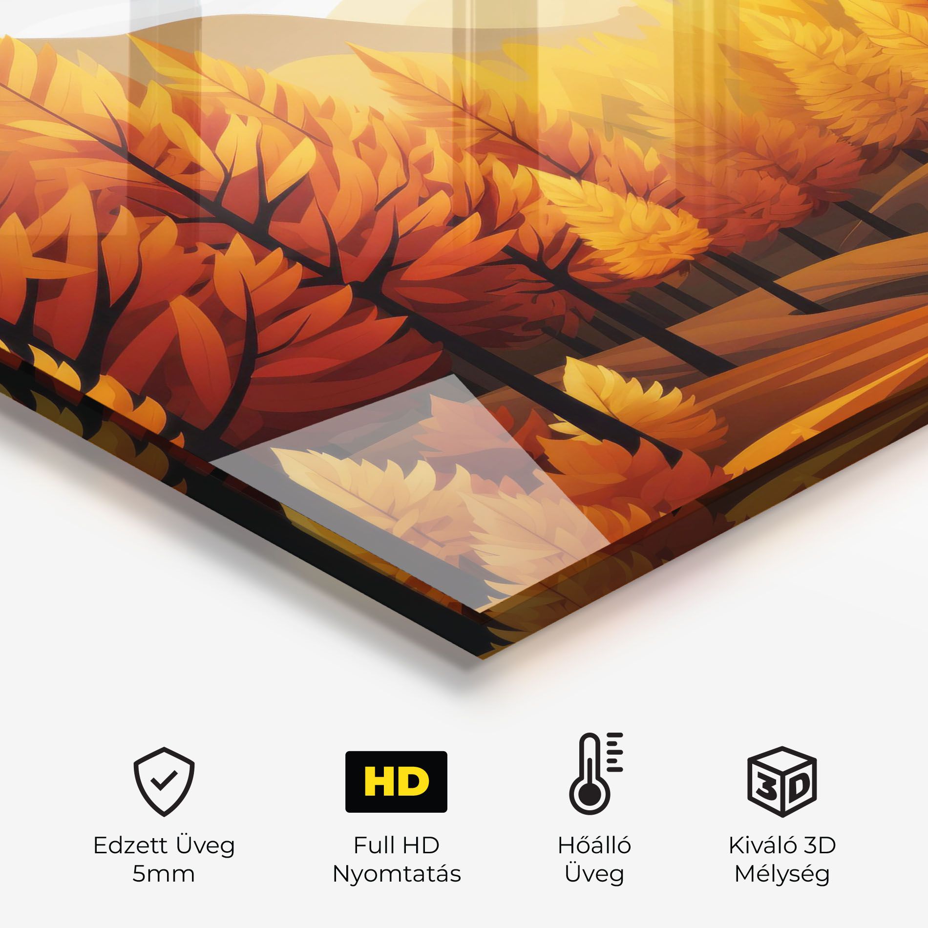 Autumn Trees Orange mockup 2