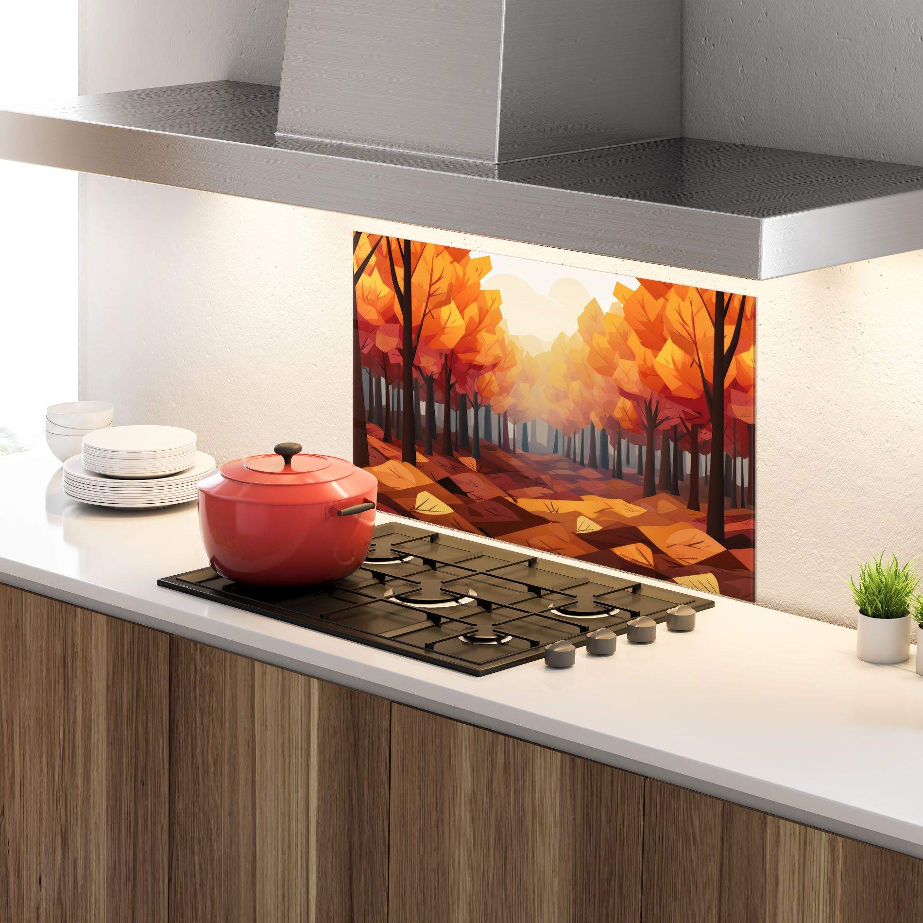 Autumn Forest View mockup 4
