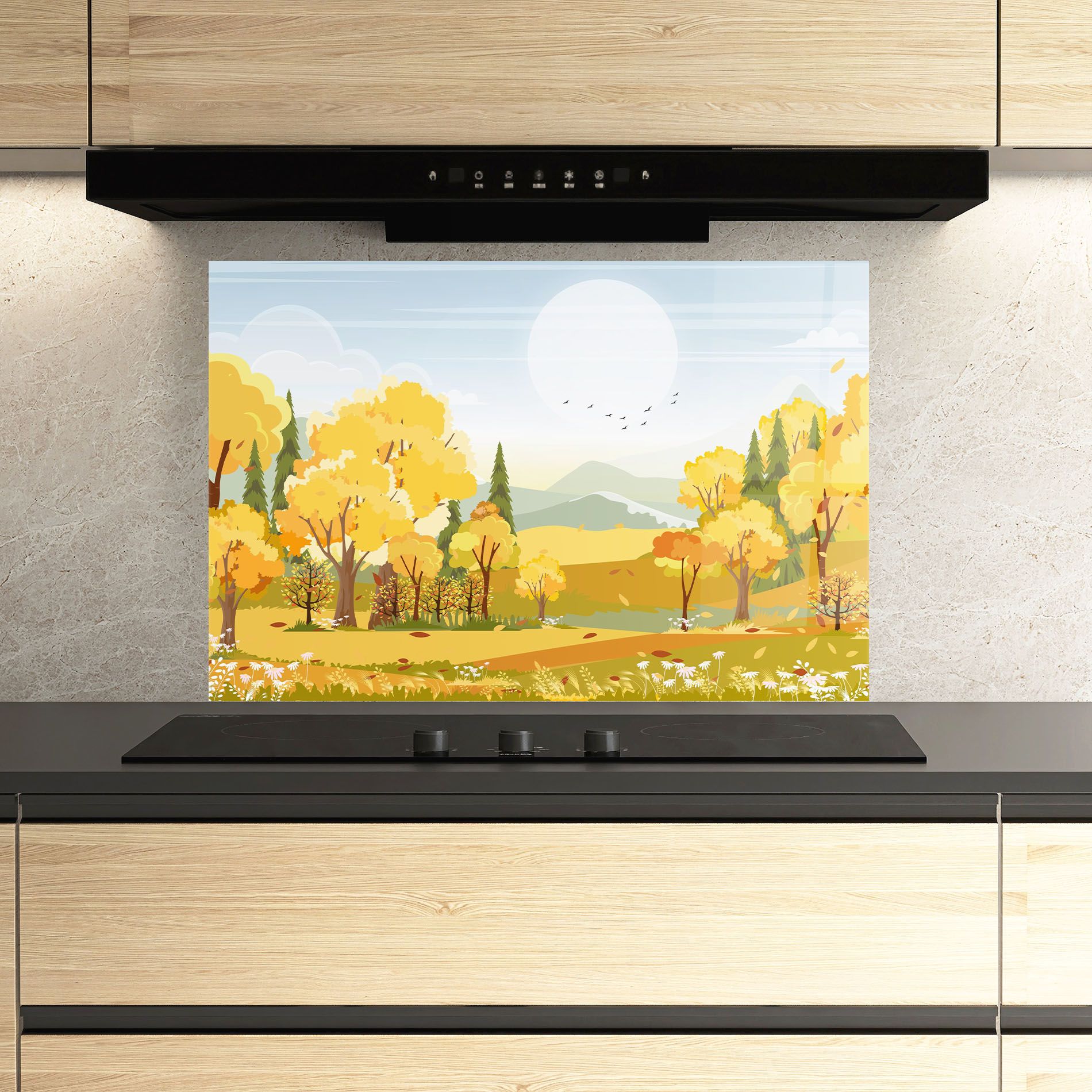 Autumn Yellow View mockup 3