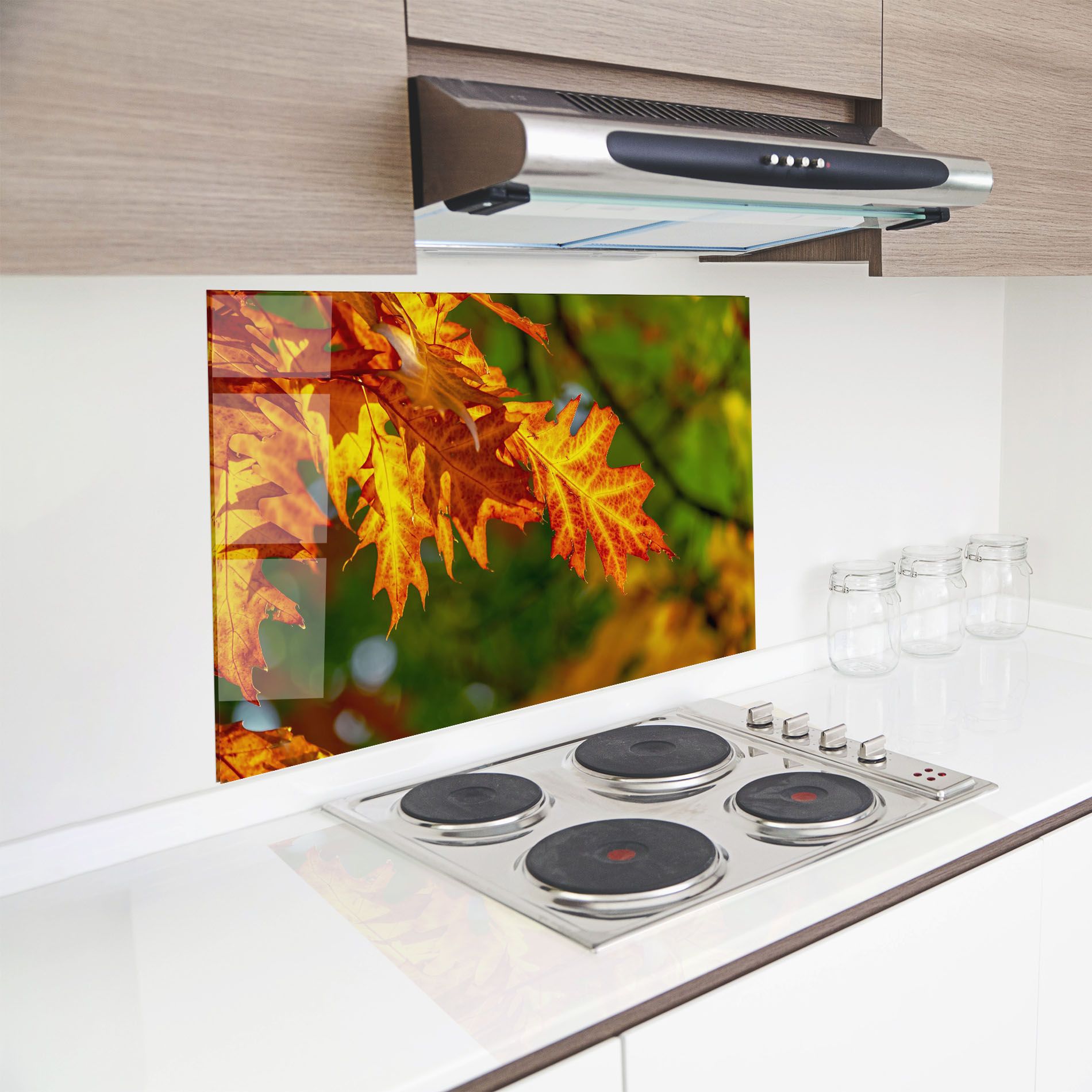 Orange Yellow Leaves mockup 8