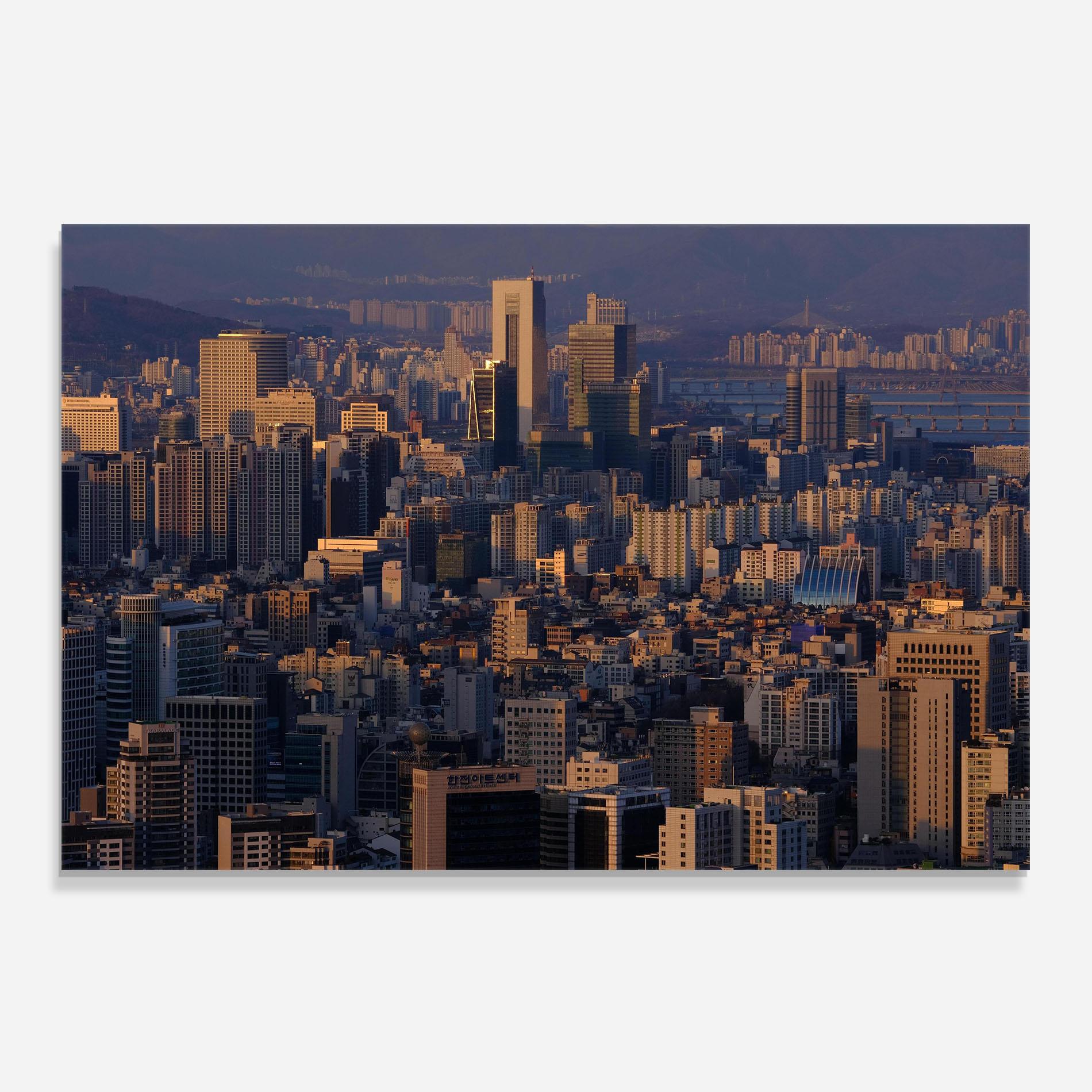 Konyhai üveg hátfal Big City mockup 0