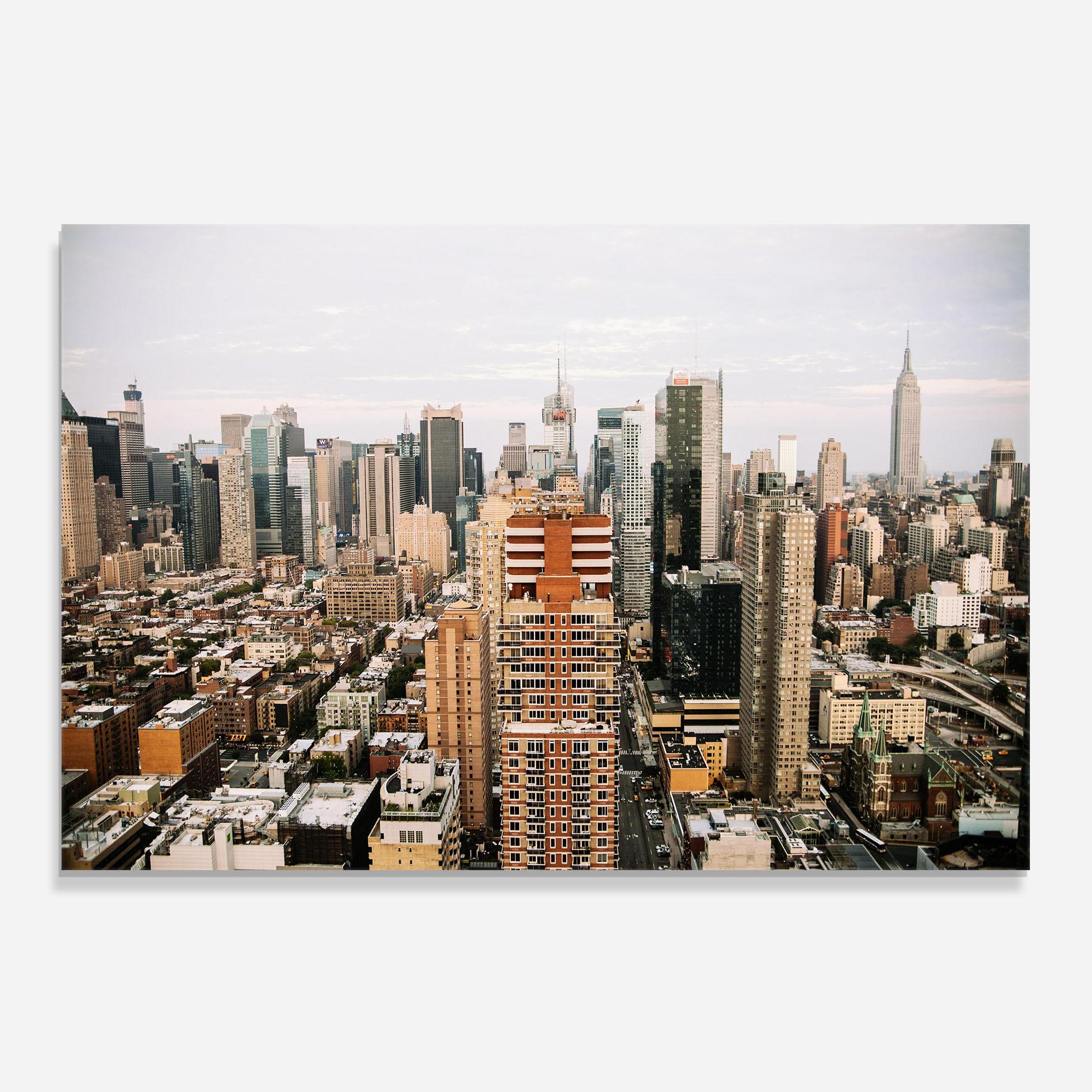 Konyhai üveg hátfal Cream Orange Building mockup 0