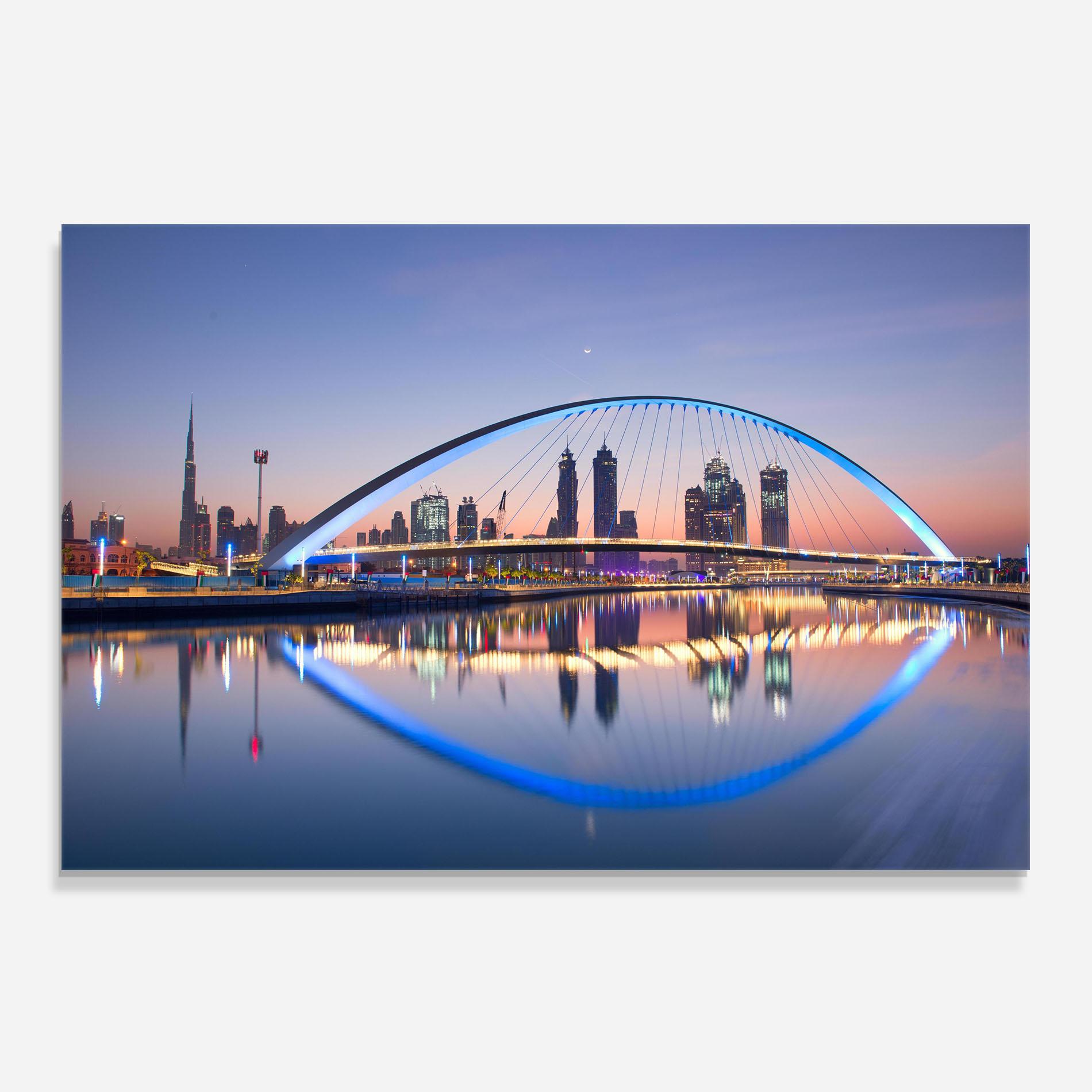 Konyhai üveg hátfal Dubai View mockup 0