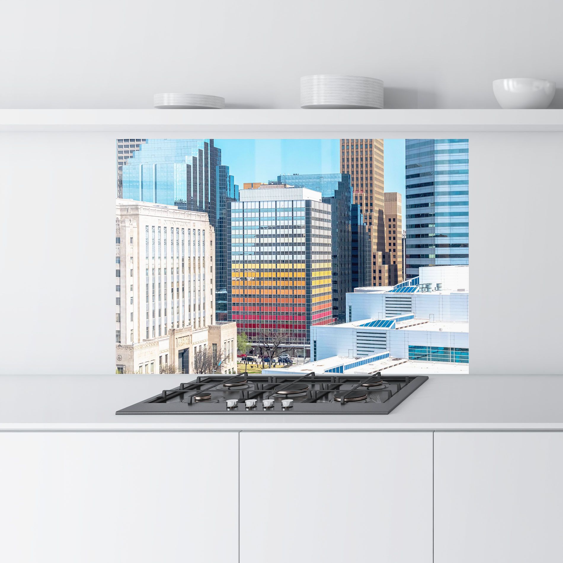 Colorful Urban Building mockup 9