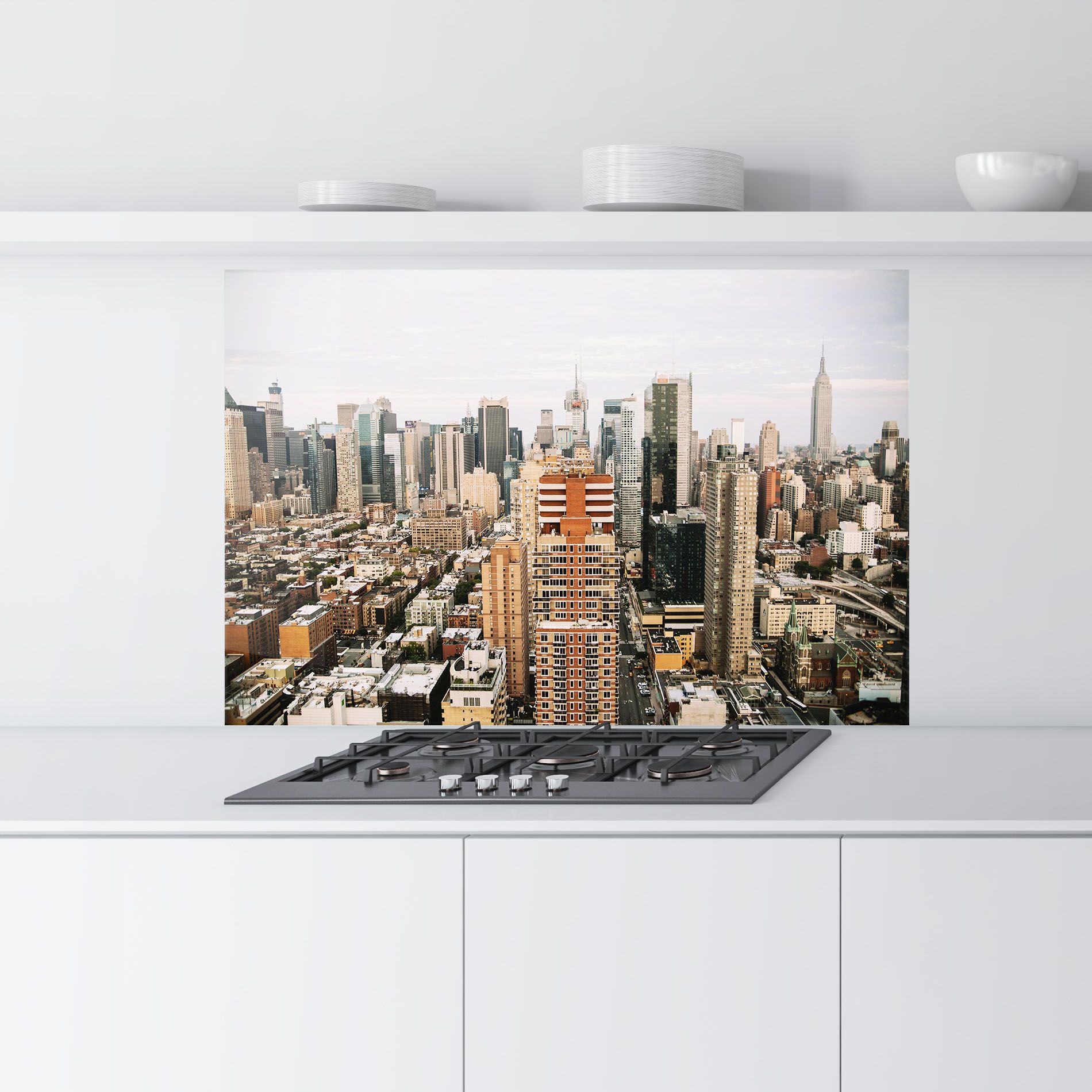 Cream Orange Building mockup 9