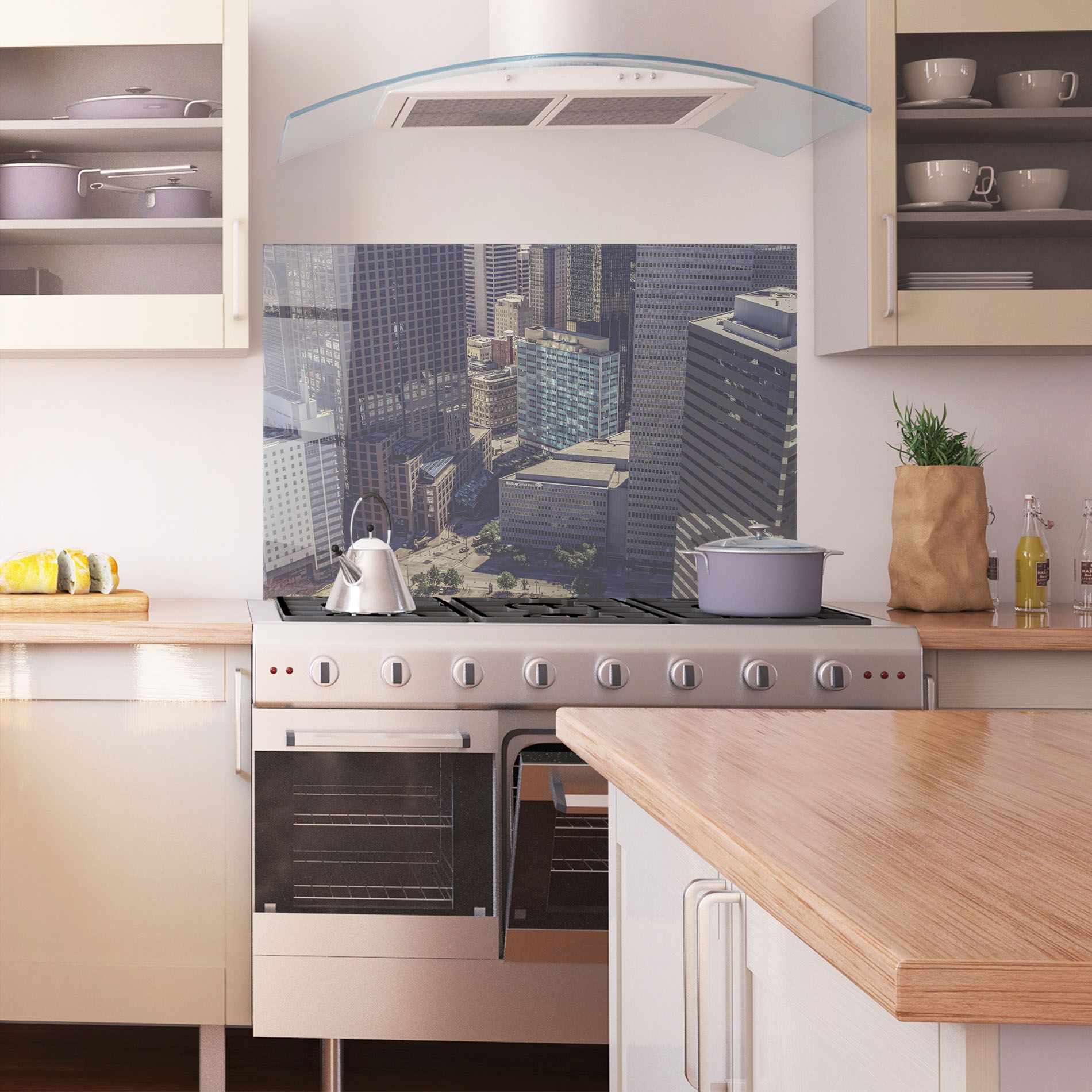 Cream Light Building mockup 1