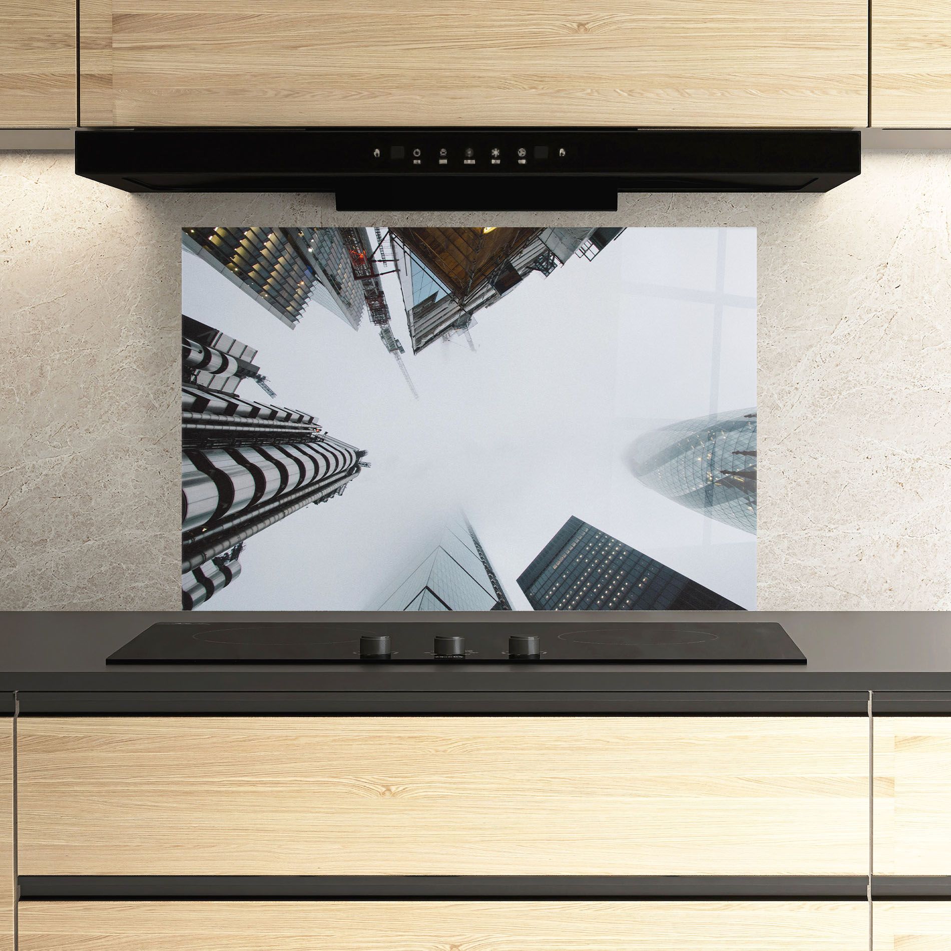 Foggy Sky Tower mockup 3