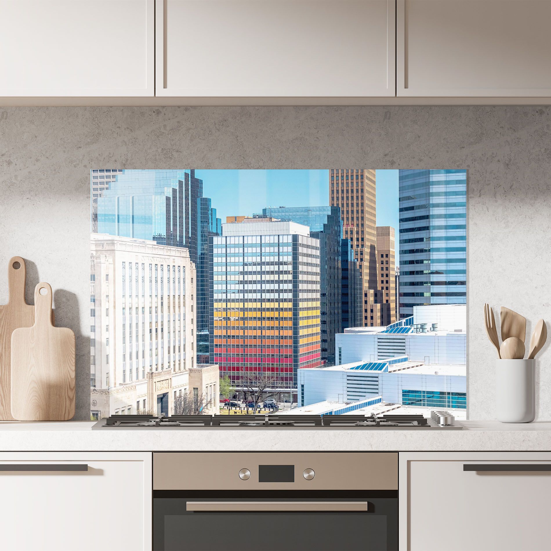 Colorful Urban Building mockup 7