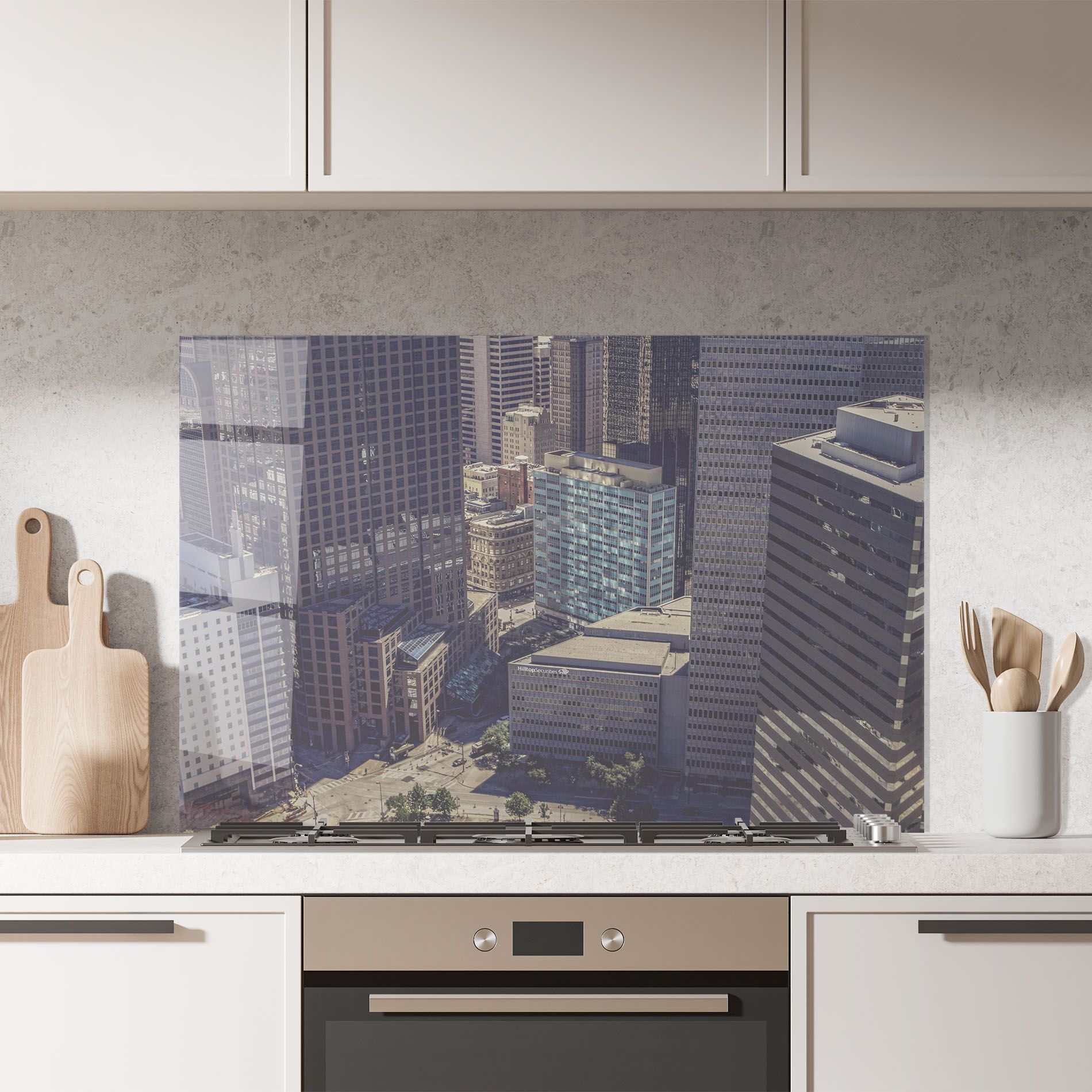 Cream Light Building mockup 7