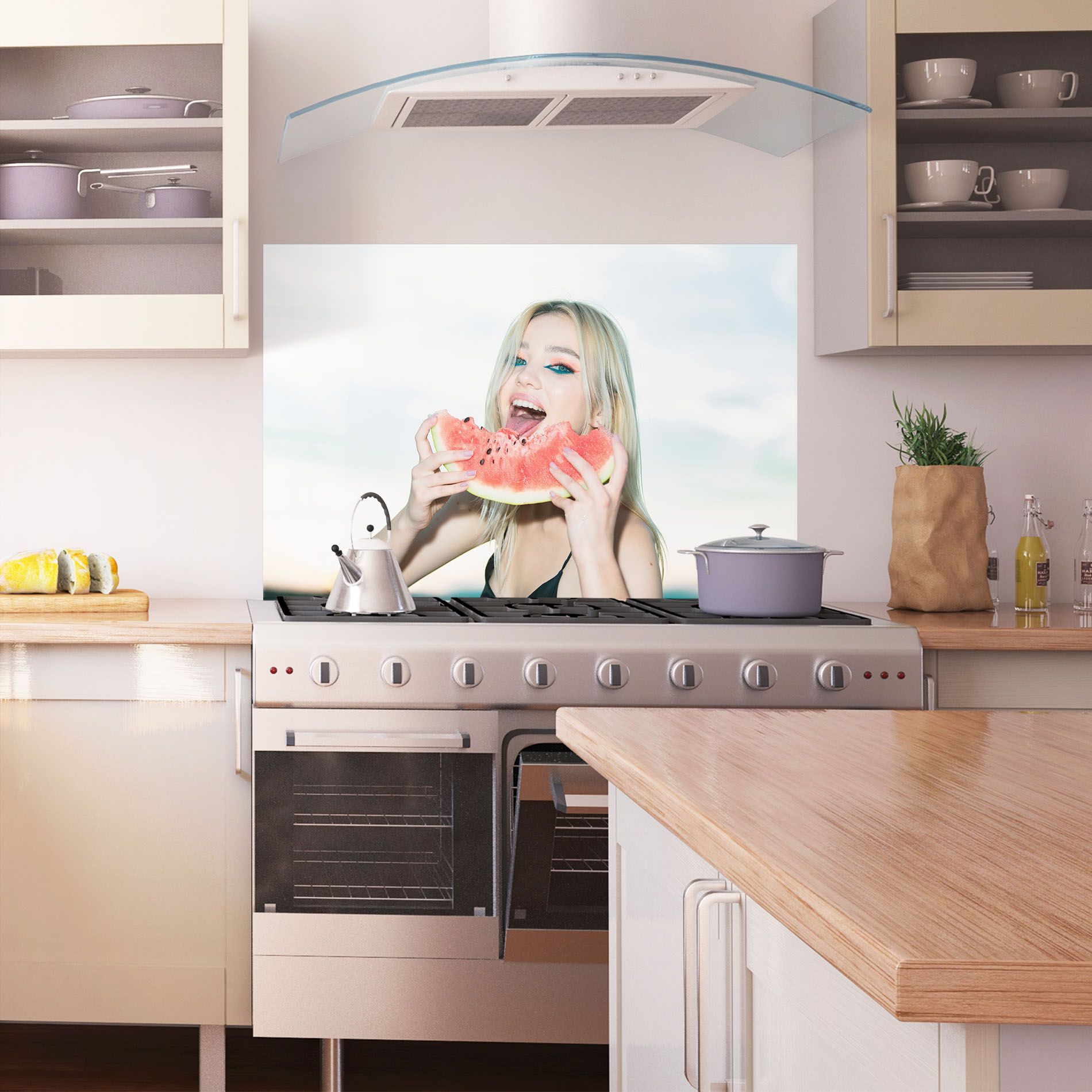 Eating Watermelon mockup 1