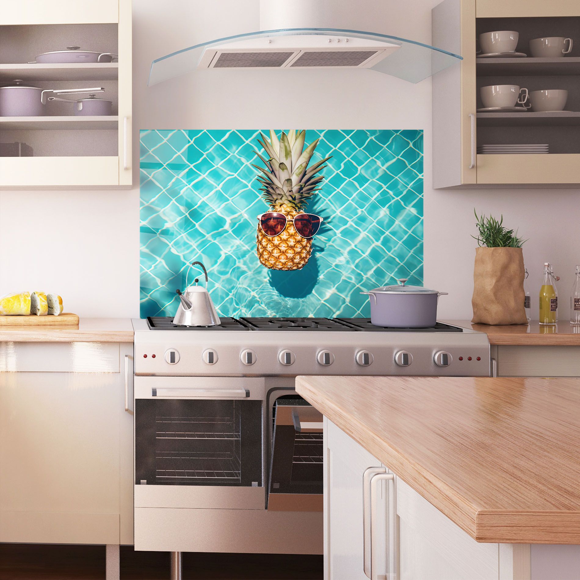 Pineapple In Pool mockup 1