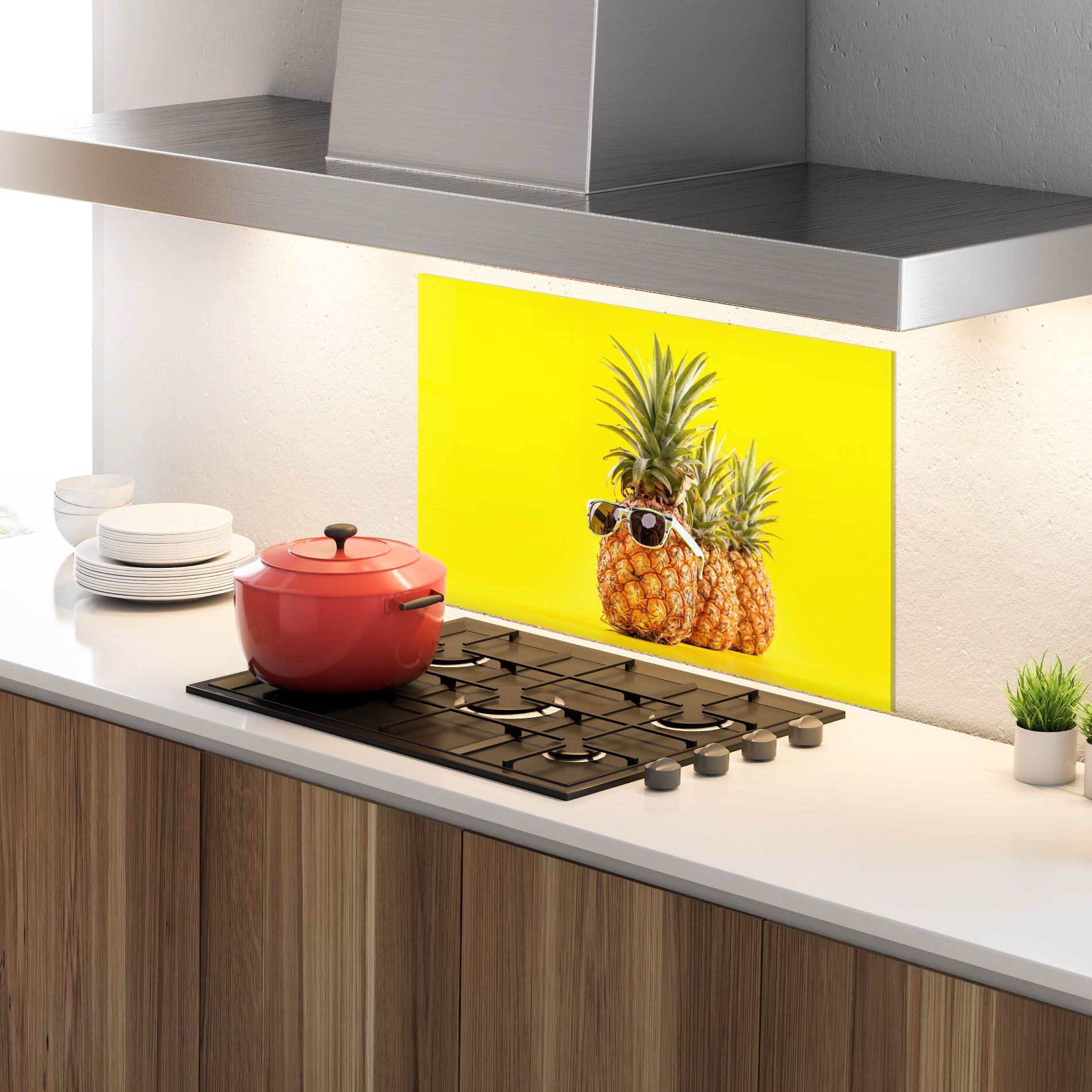 Pineapple Looking Up mockup 4