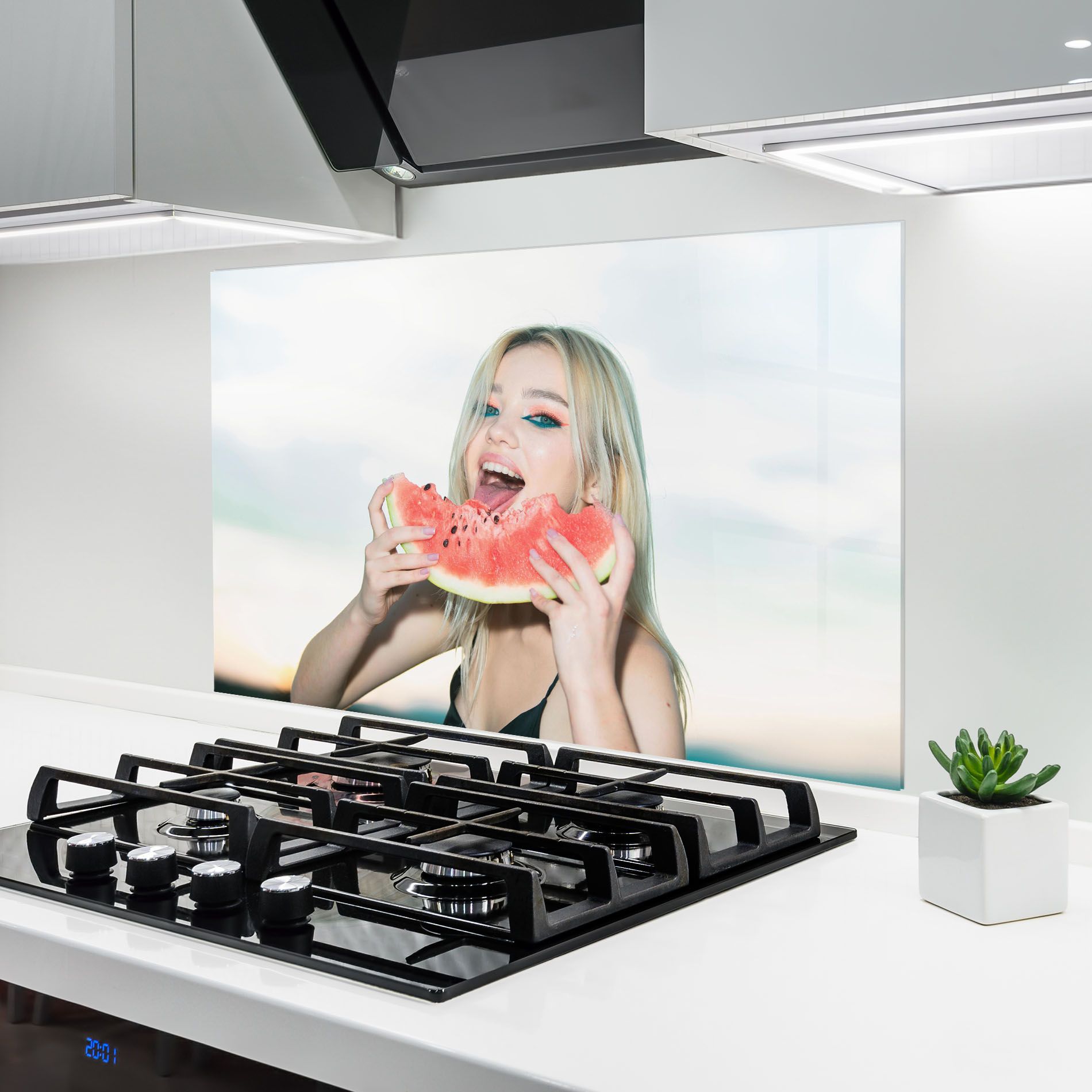 Eating Watermelon mockup 6