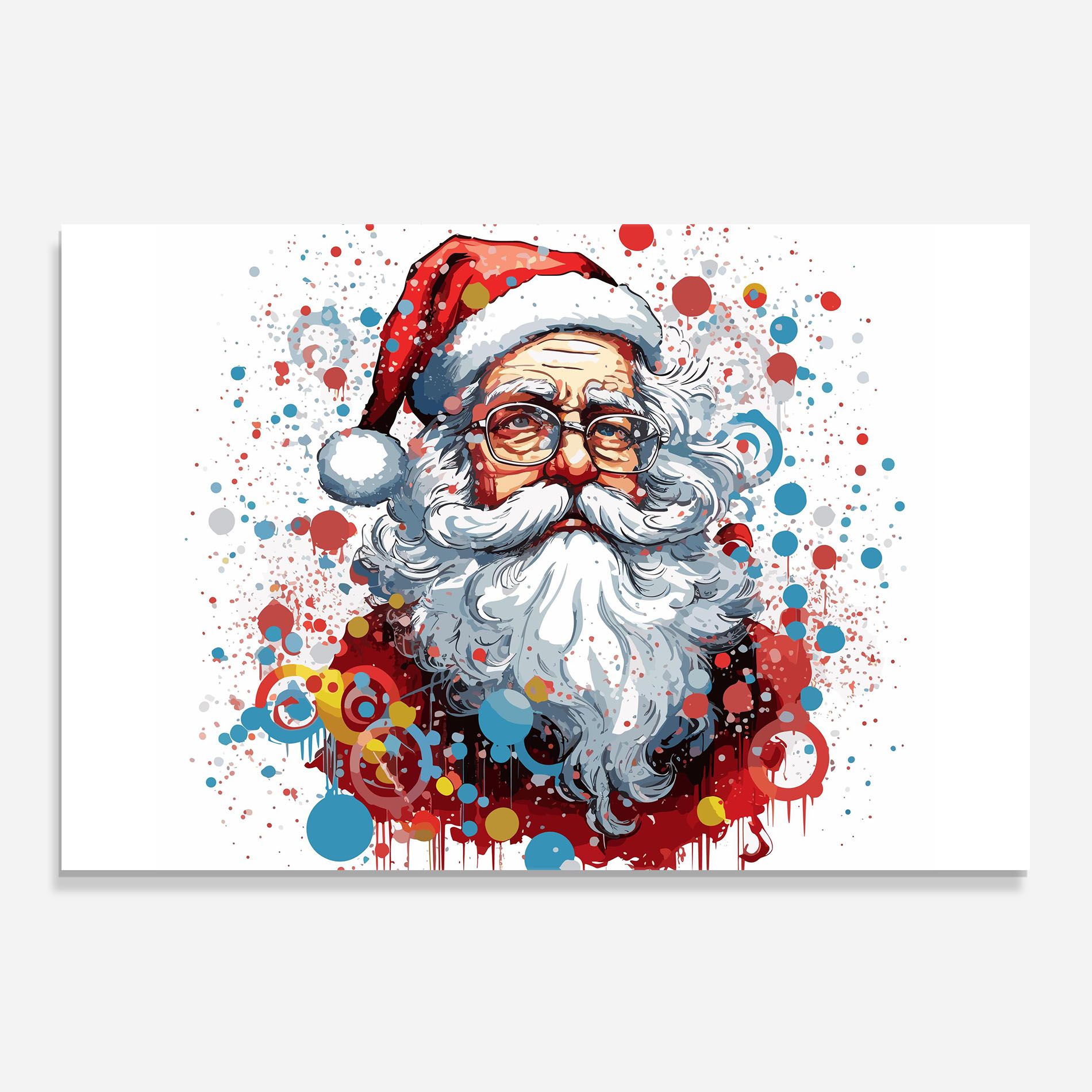 Artistic Santa mockup 0