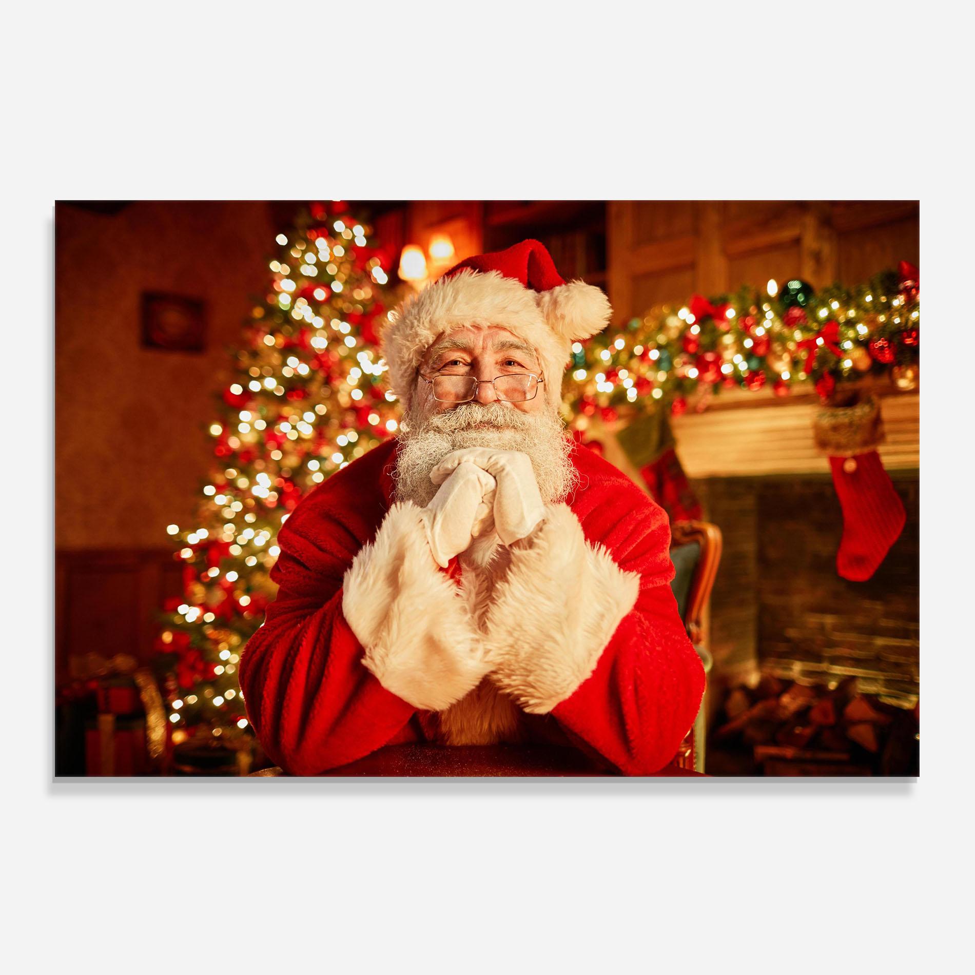 Konyhai üveg hátfal Traditional Santa mockup 0