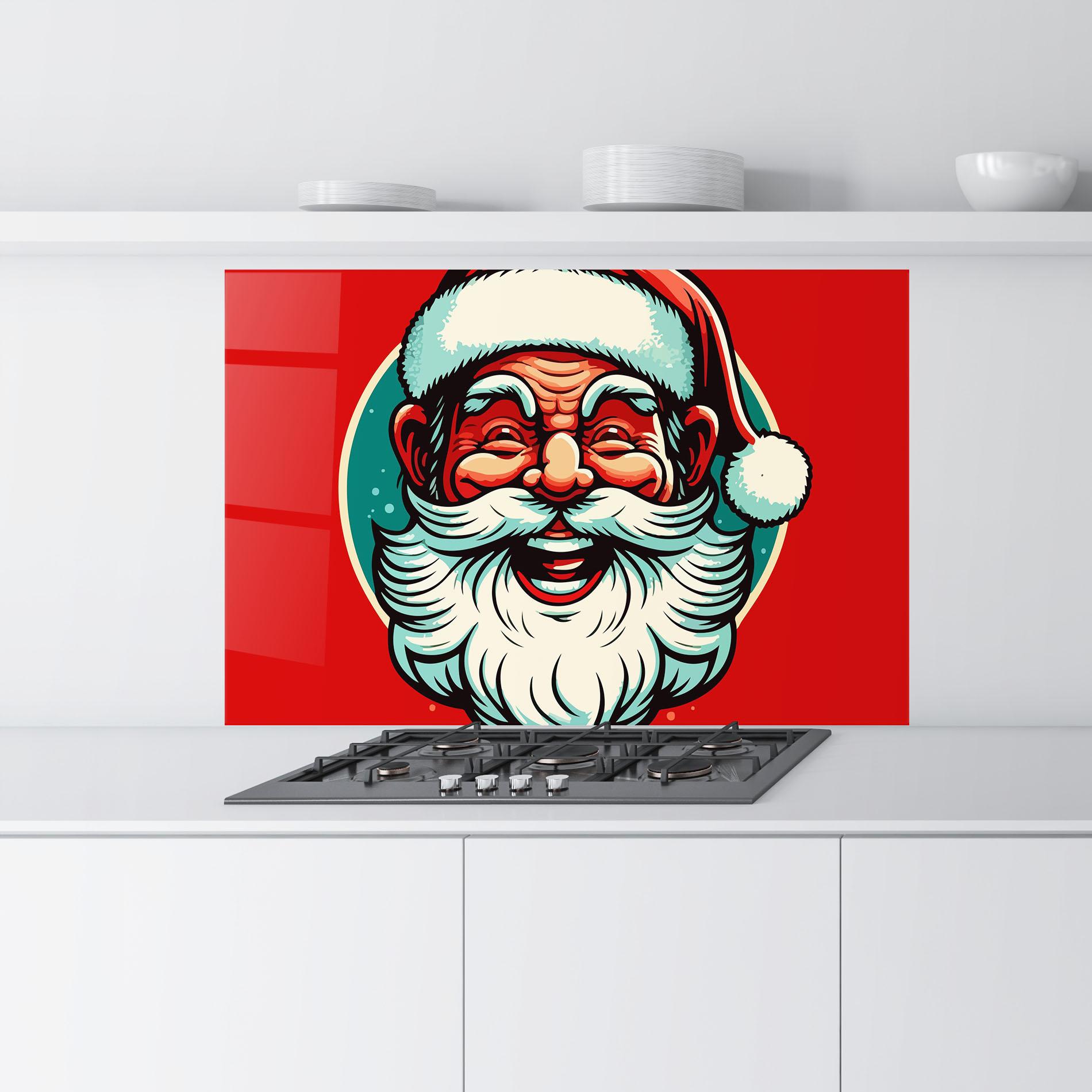 Konyhai üveg hátfal Crazy Smile mockup 9