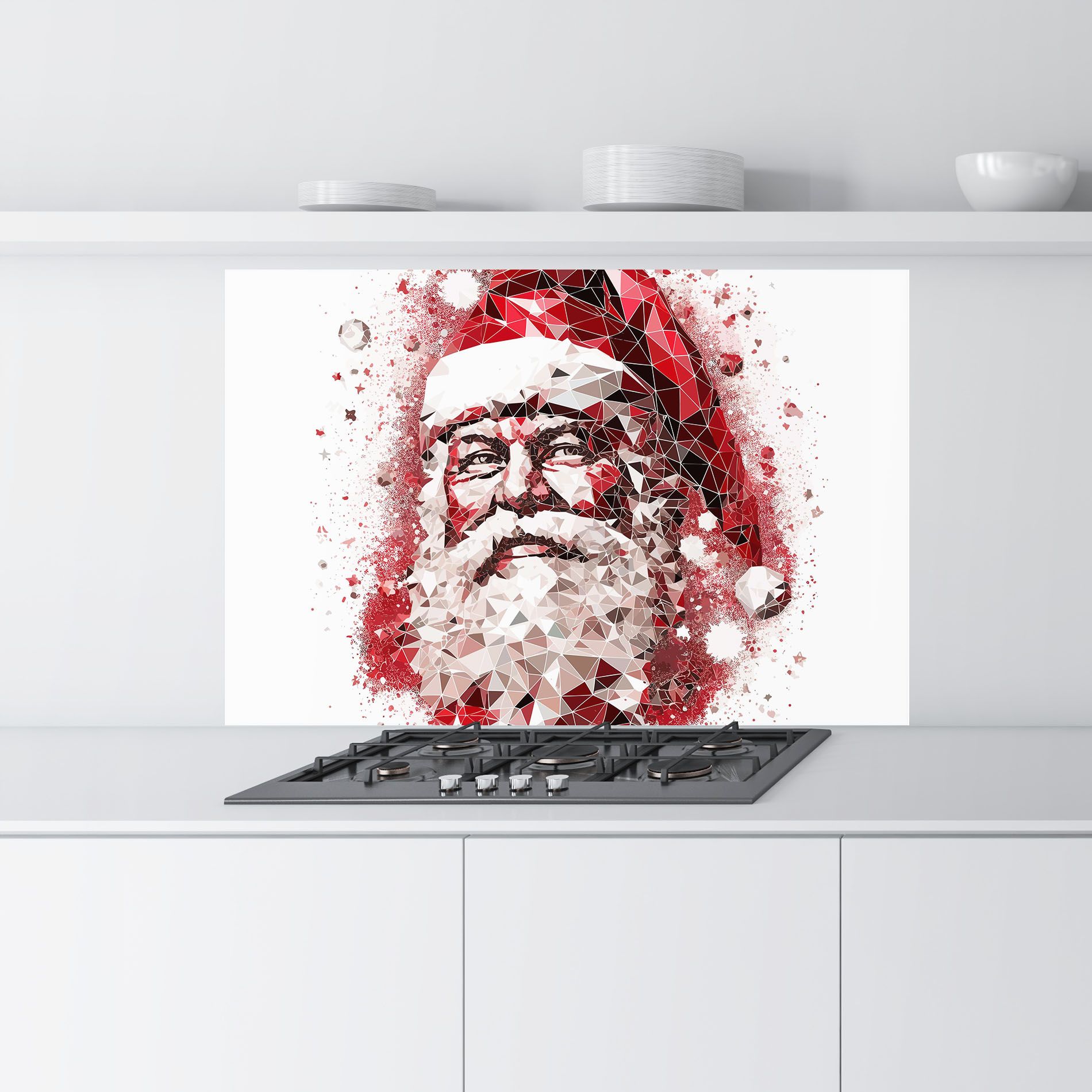 Red Santa Art mockup 9