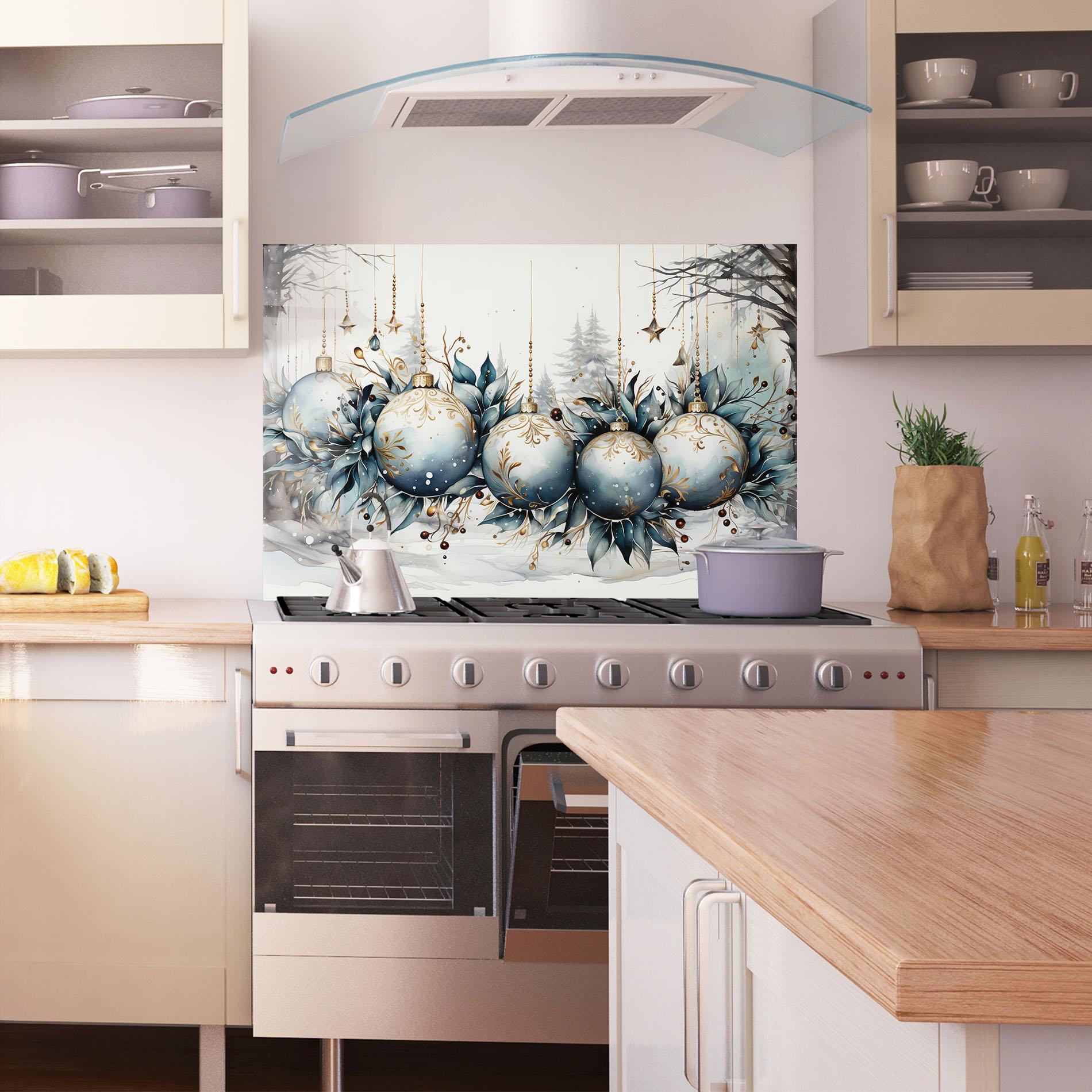 Konyhai üveg hátfal Christmas Paper mockup 1