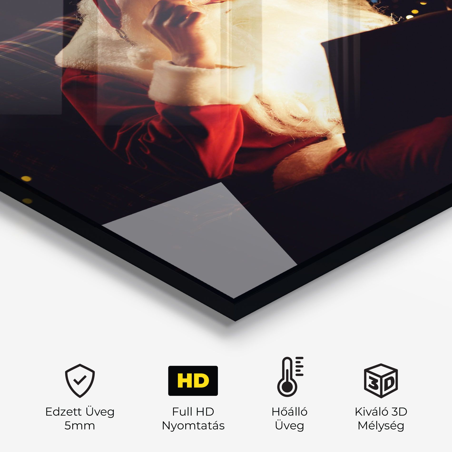 Santa Reading Magic Book mockup 2