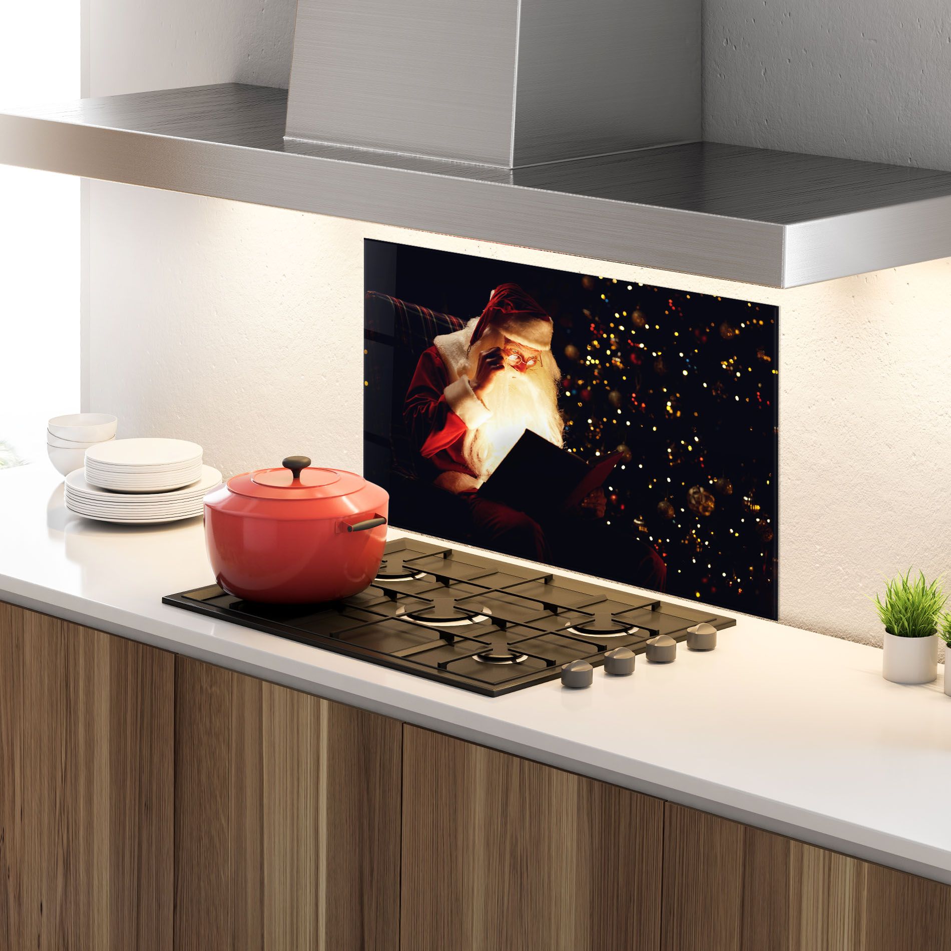 Santa Reading Magic Book mockup 4