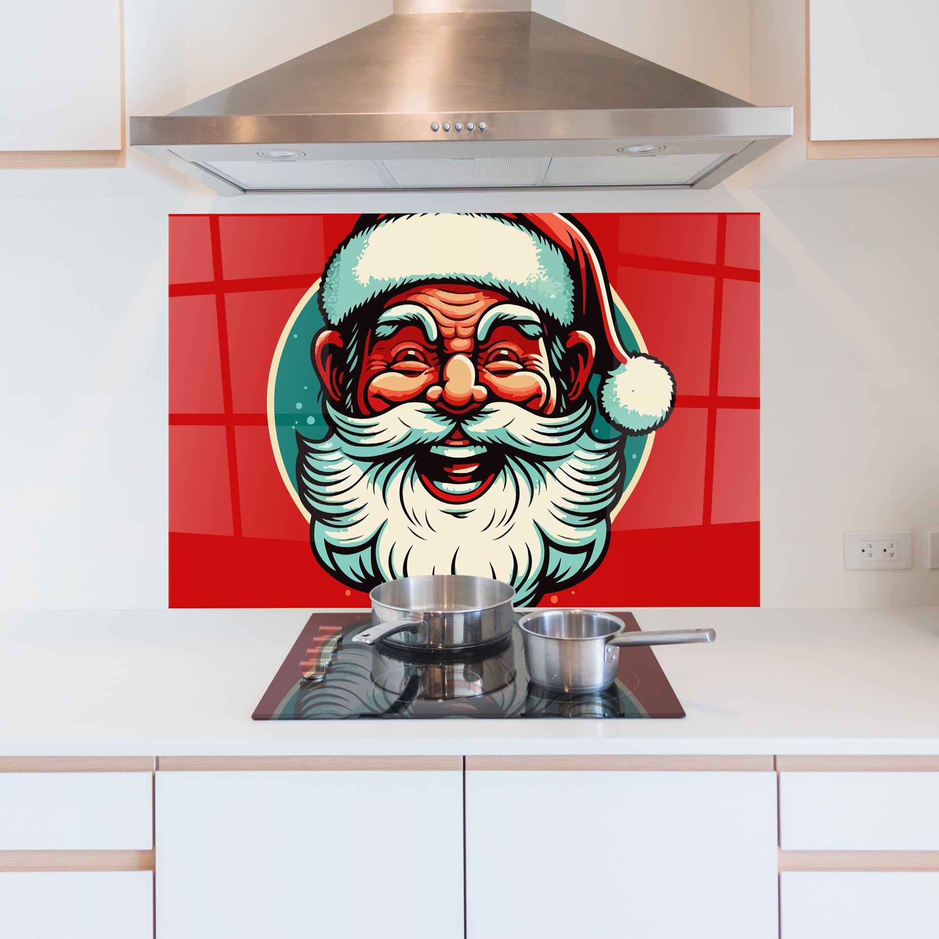 Konyhai üveg hátfal Crazy Smile mockup 5