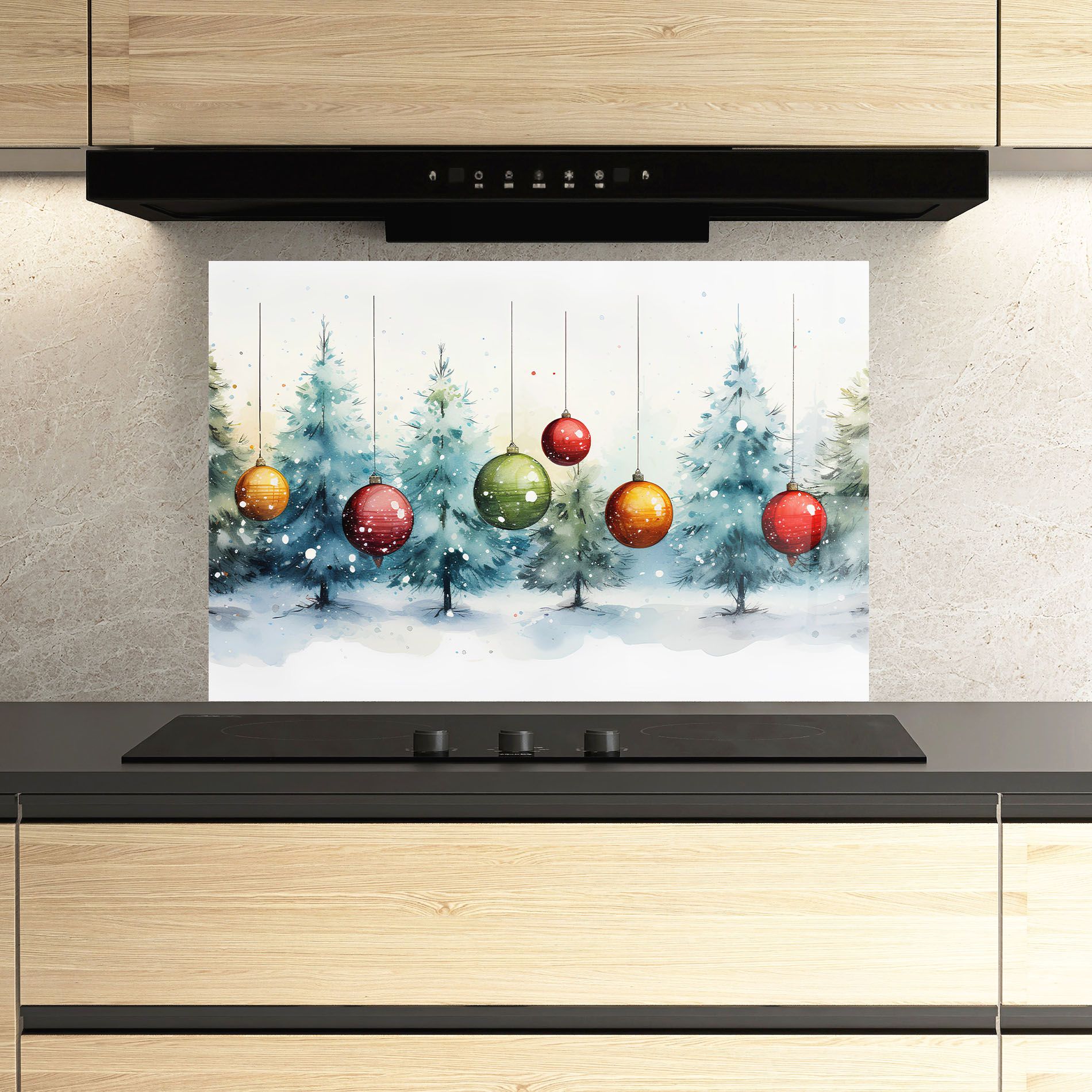 Christmas Tree Painting mockup 3