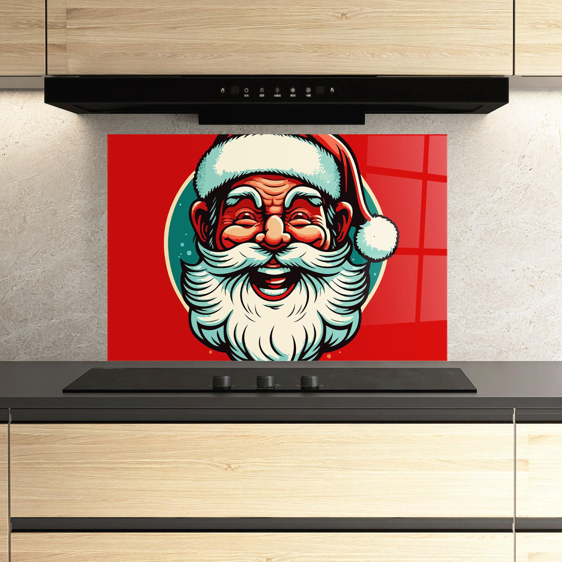 Konyhai üveg hátfal Crazy Smile mockup 3