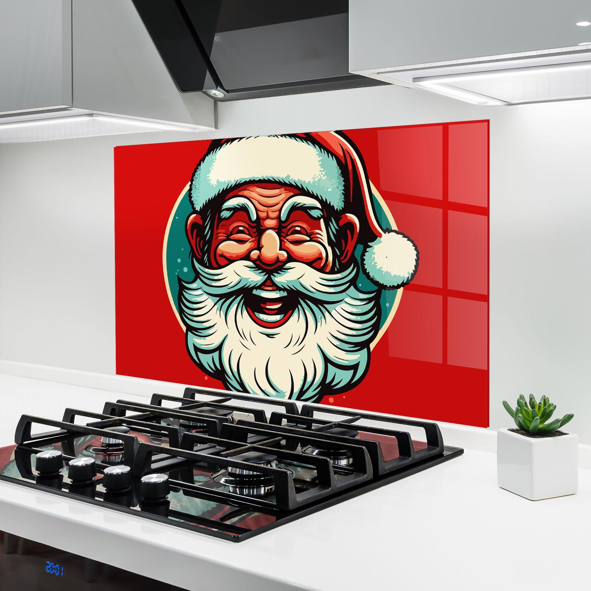 Konyhai üveg hátfal Crazy Smile mockup 6