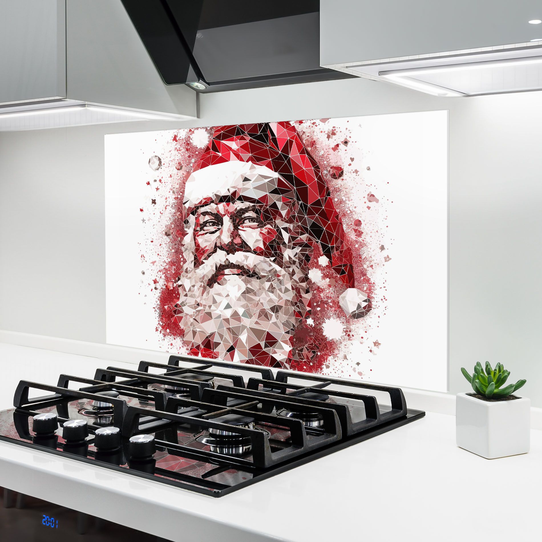 Red Santa Art mockup 6