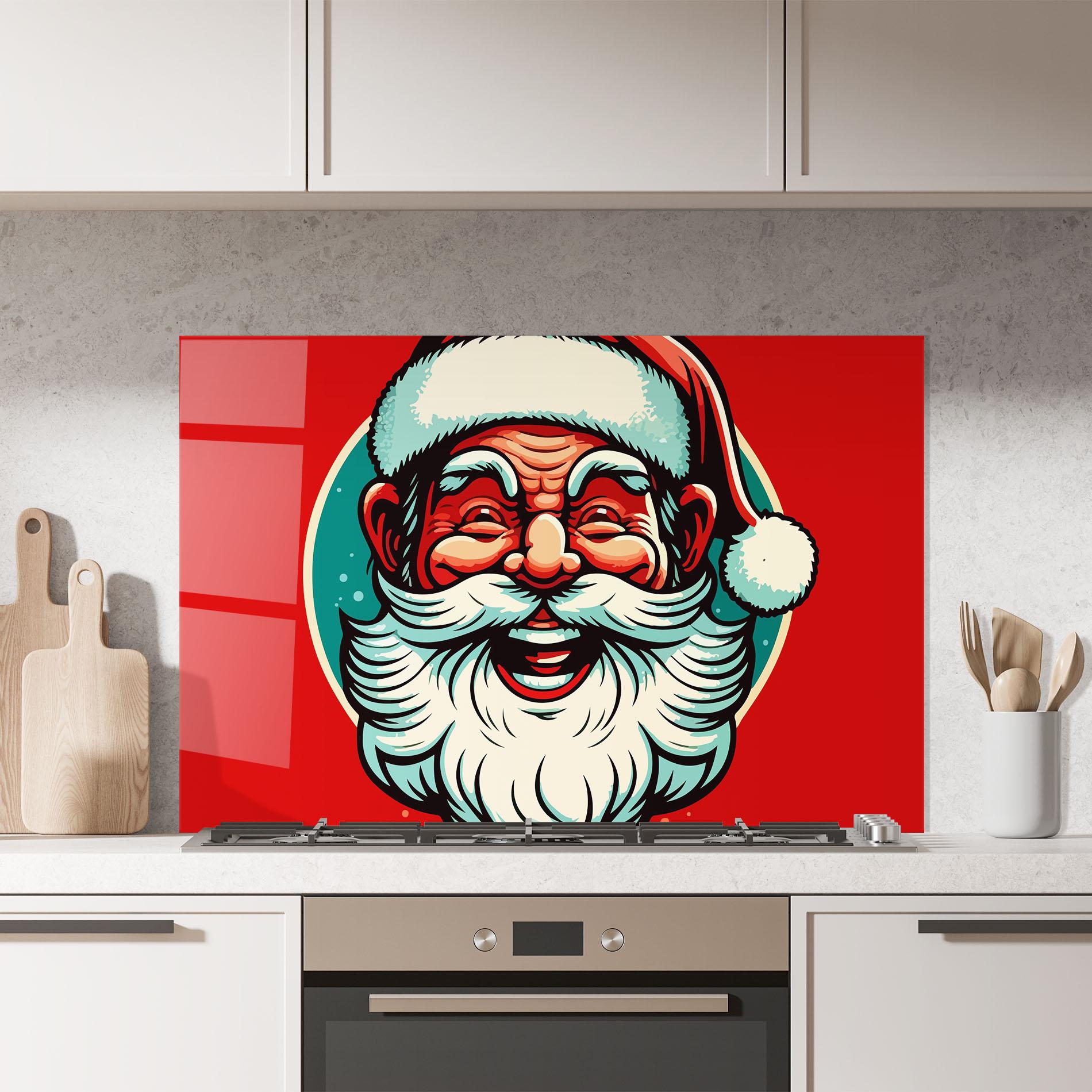 Konyhai üveg hátfal Crazy Smile mockup 7