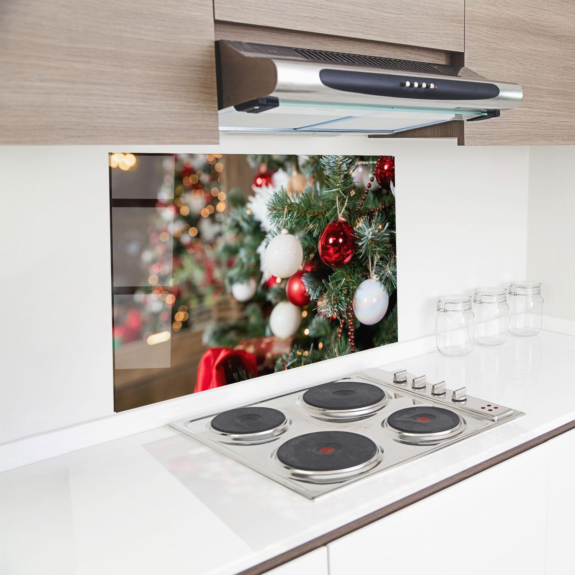 Konyhai üveg hátfal Magic Christmas Home mockup 8