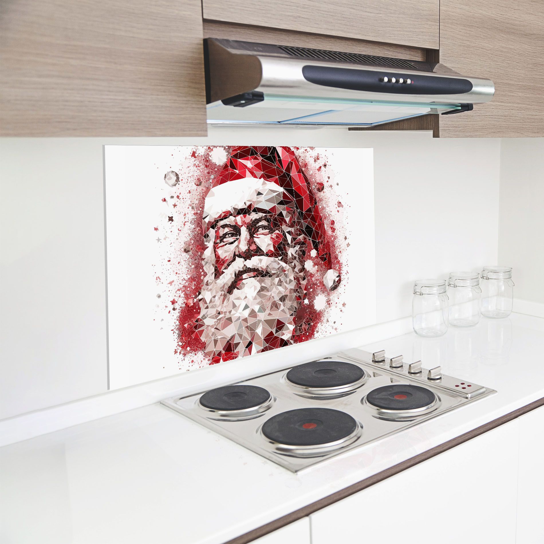 Red Santa Art mockup 8