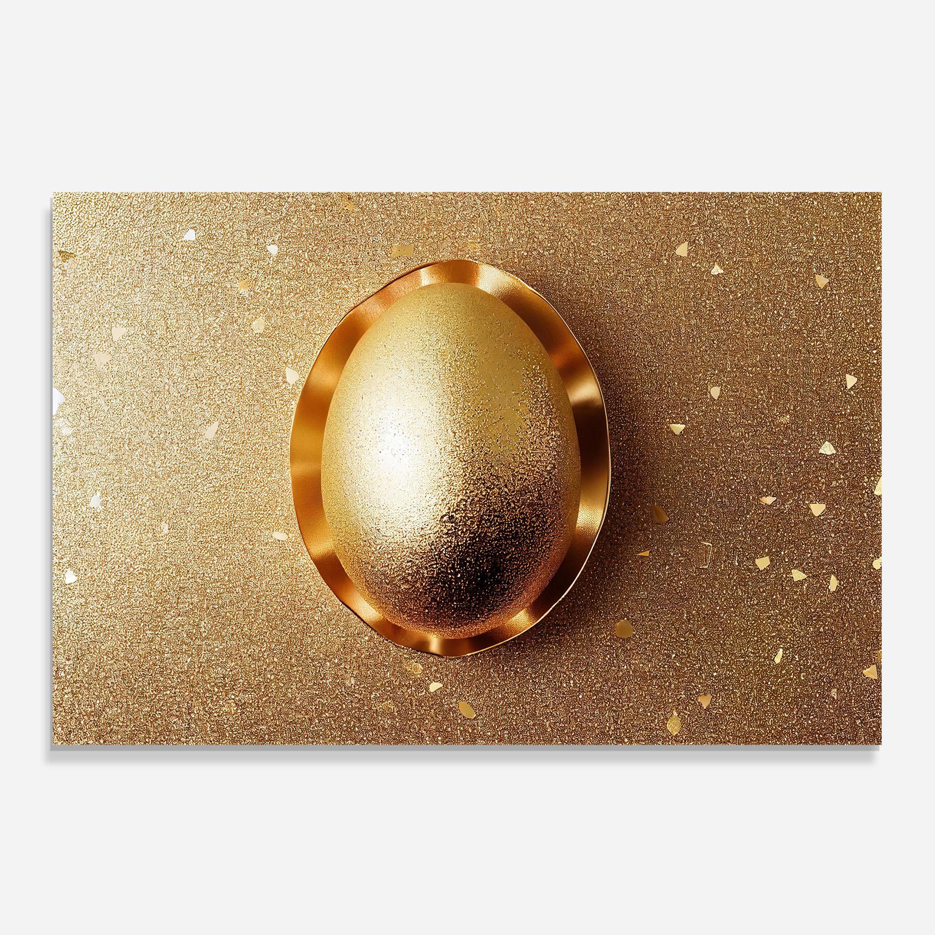 Konyhai üveg hátfal Golden Egg Chocolate mockup 0