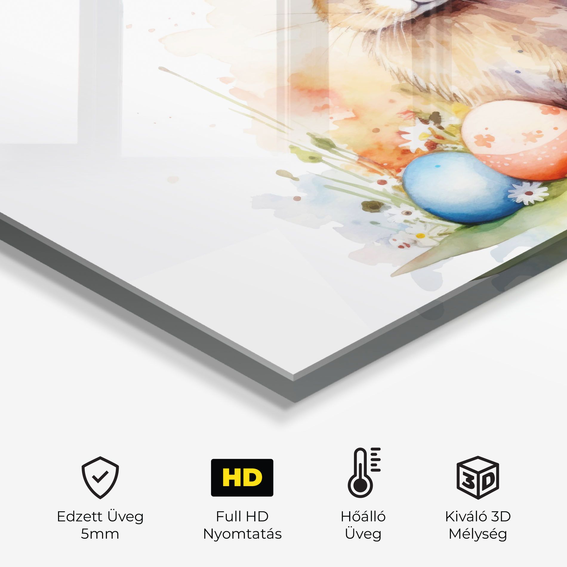 Rabbit Easter Art mockup 2