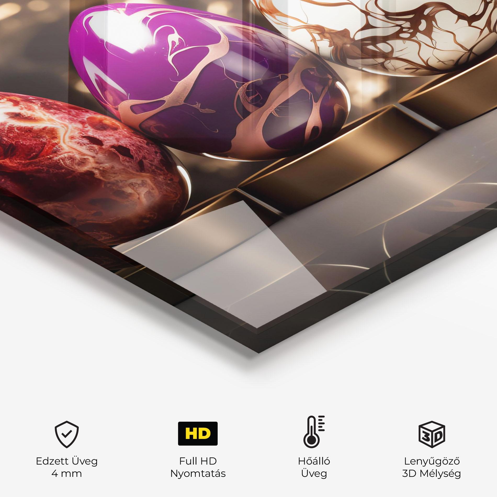 Konyhai üveg hátfal Eggs Group mockup 2