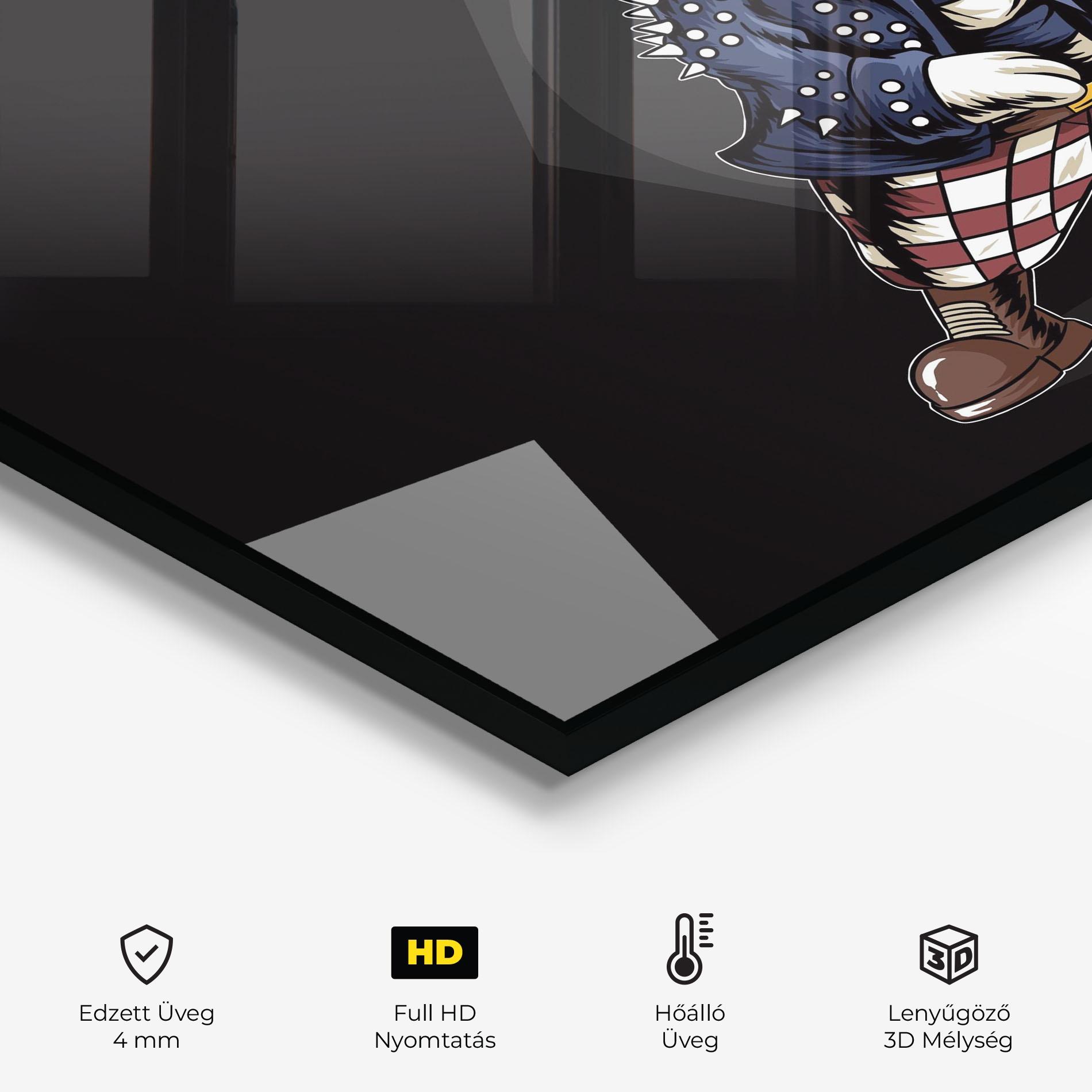 Konyhai üveg hátfal Rabbit Rock mockup 2