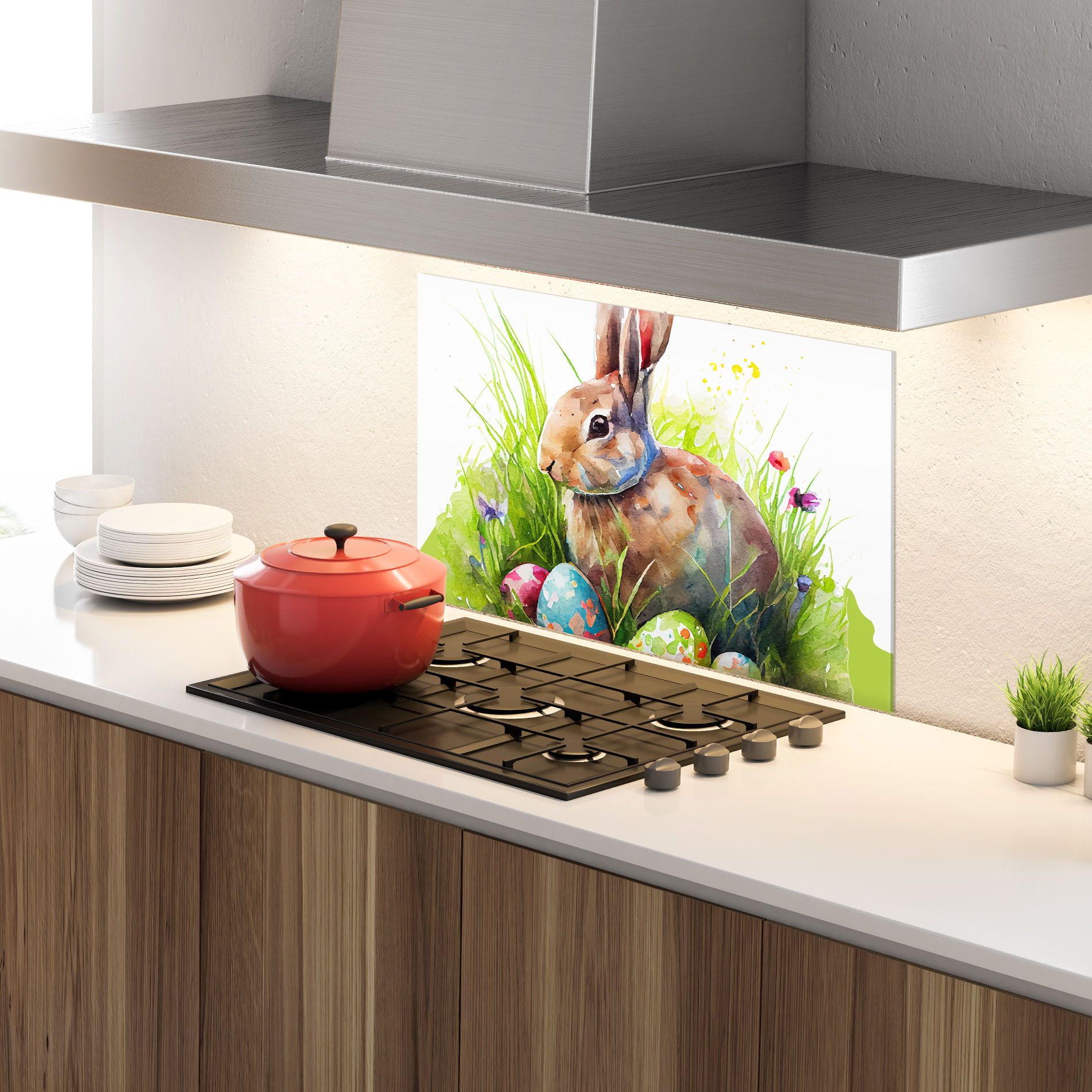Rabbit With Eggs mockup 4