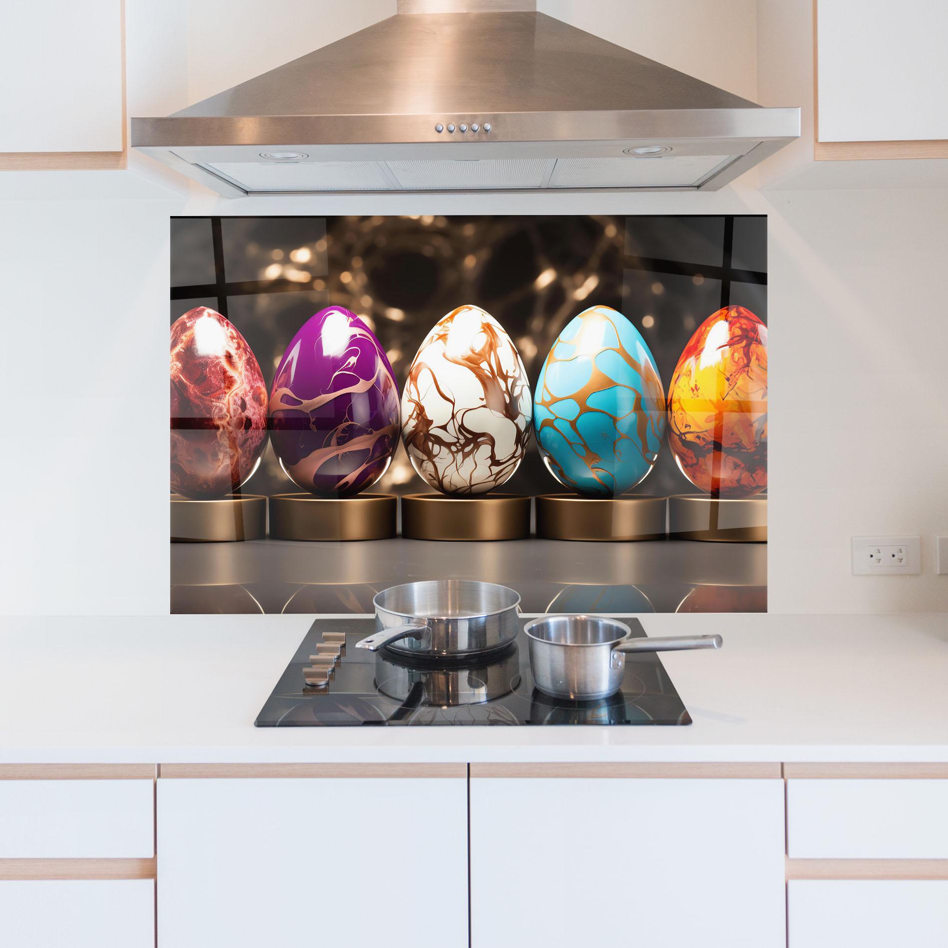 Konyhai üveg hátfal Eggs Group mockup 5