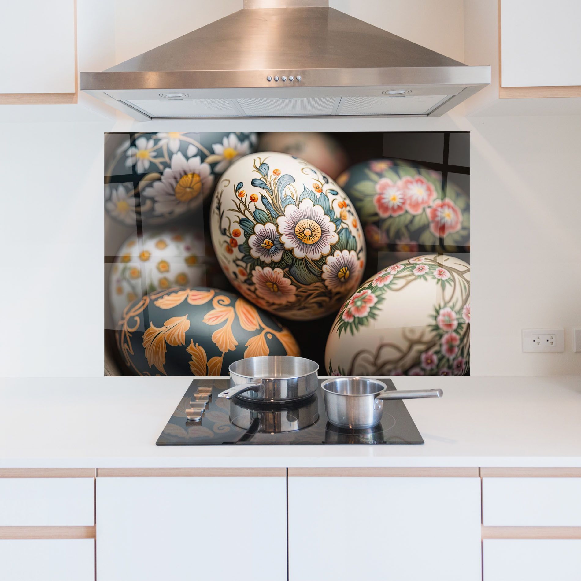 Floral Painted Eggs mockup 5