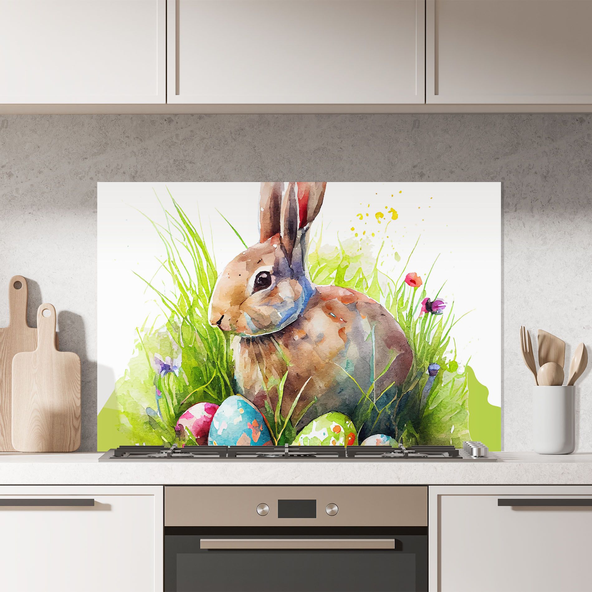 Rabbit With Eggs mockup 7