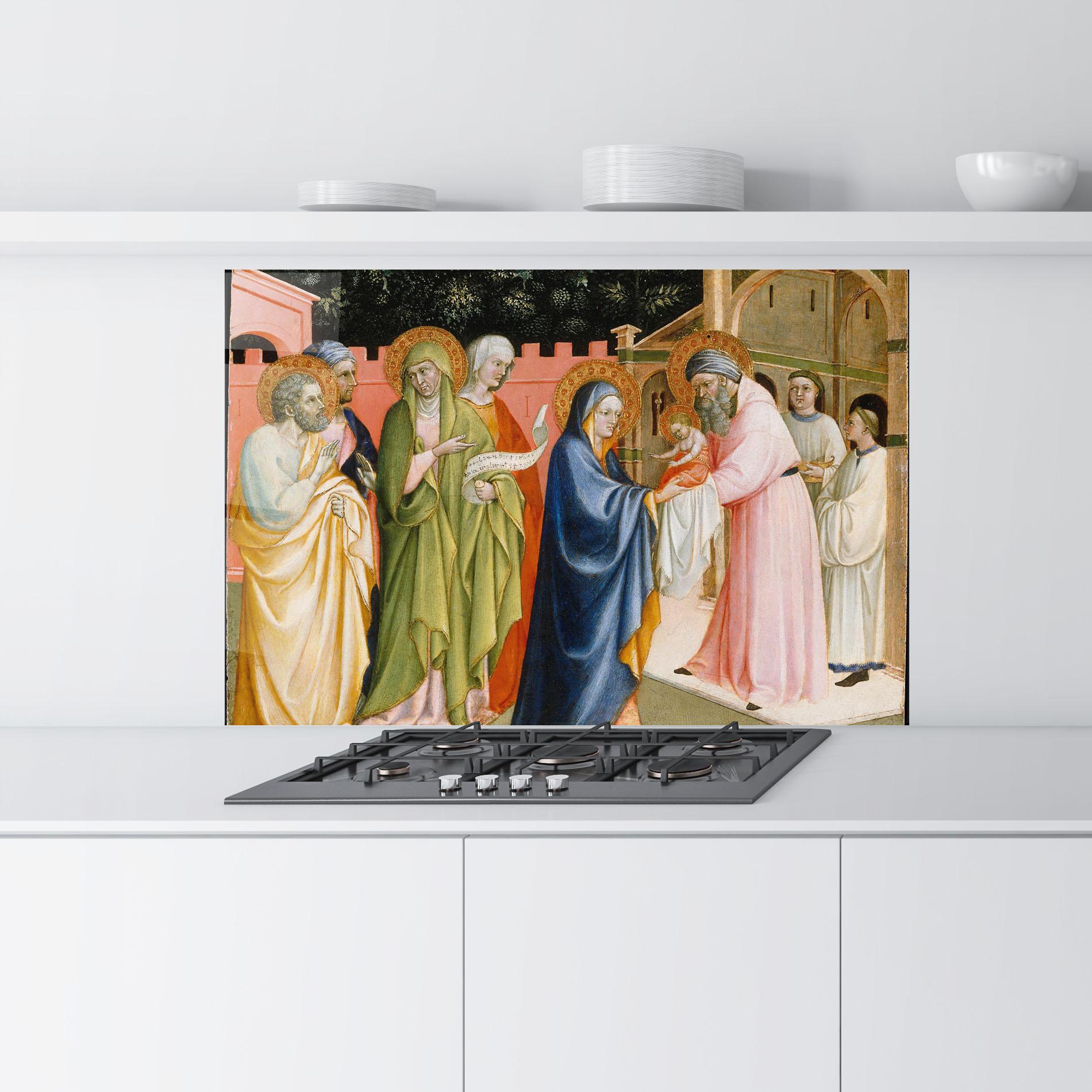 Konyhai üveg hátfal Healing Touch mockup 9