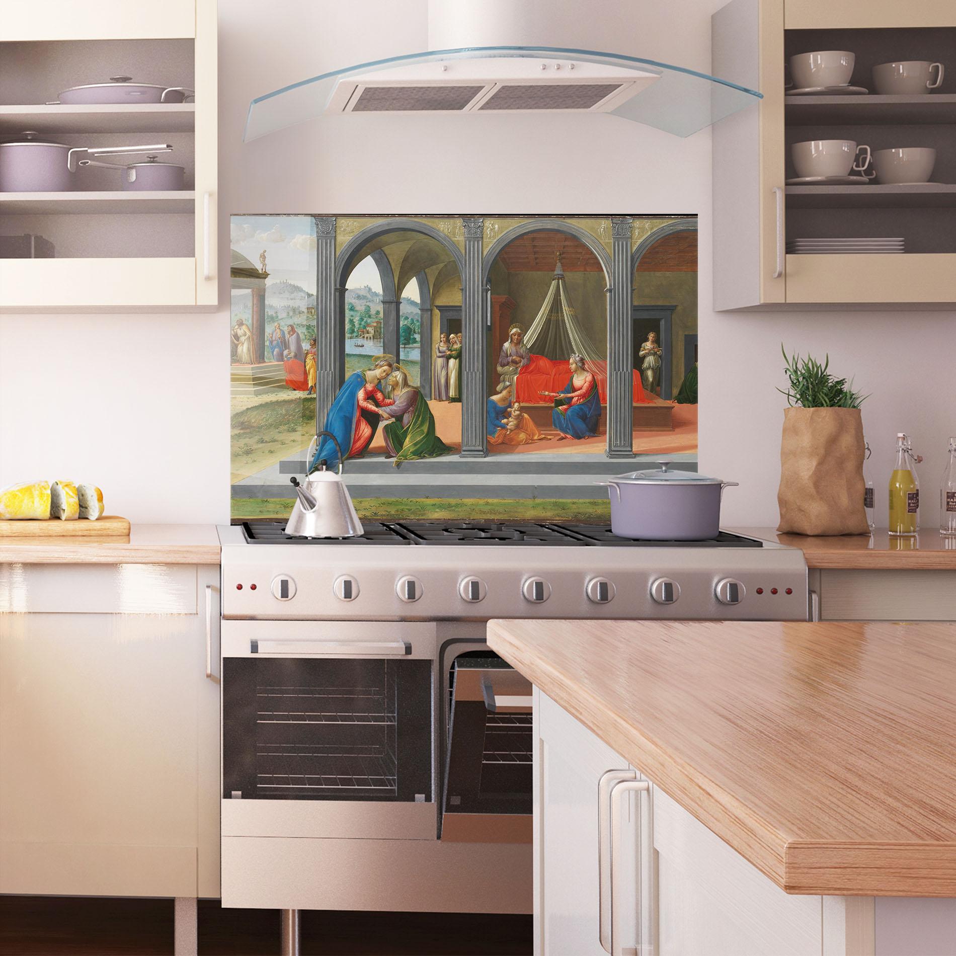 Konyhai üveg hátfal Divine Building mockup 1