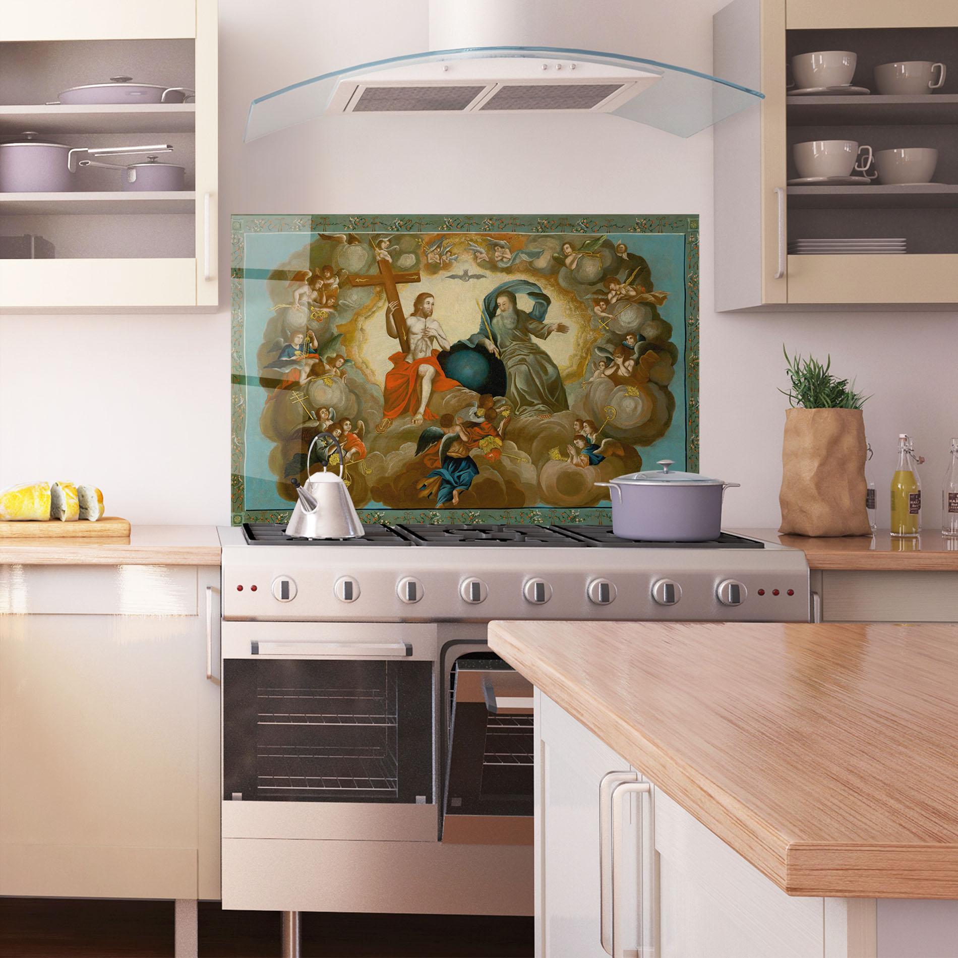 Konyhai üveg hátfal Right Hand Cross mockup 1