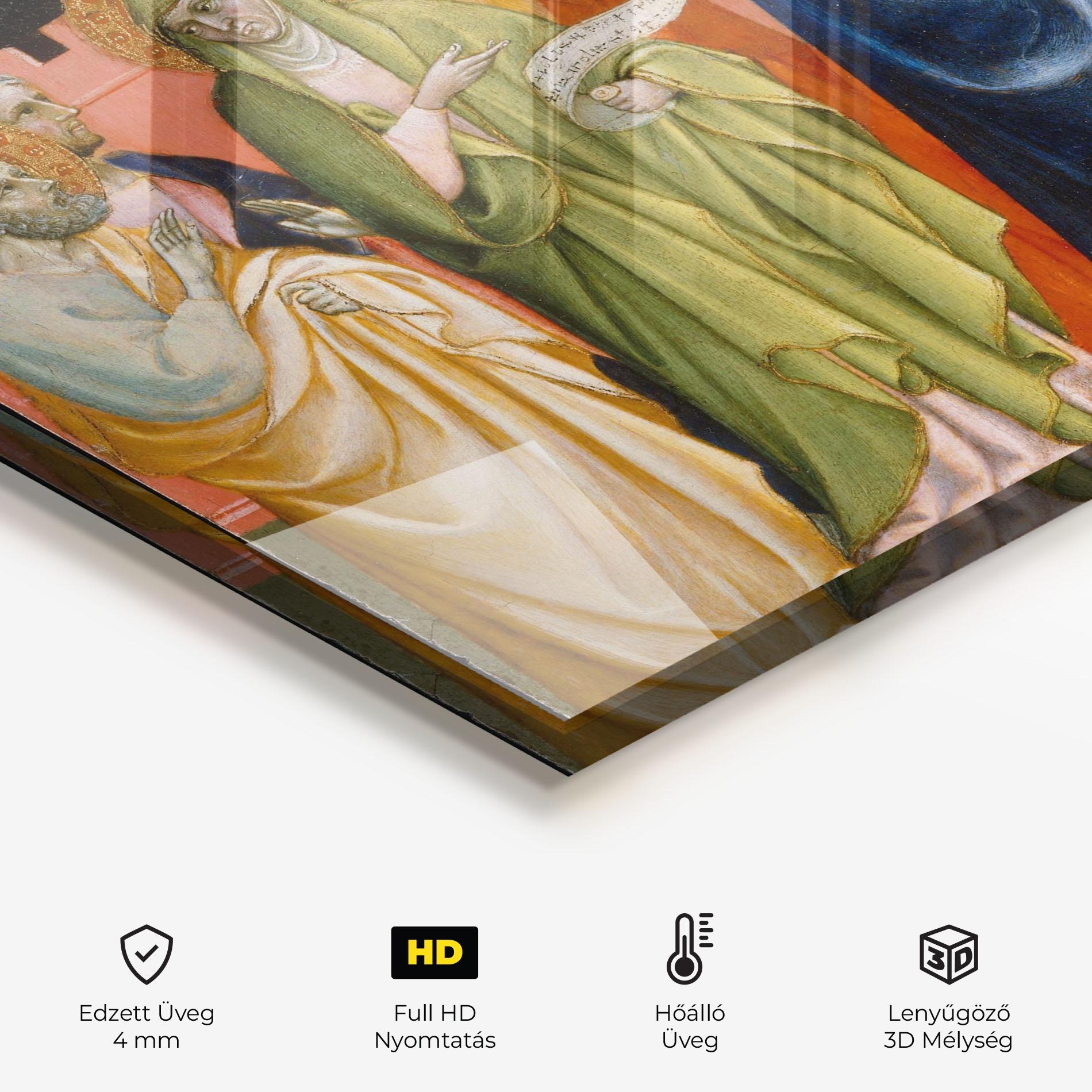 Konyhai üveg hátfal Healing Touch mockup 2