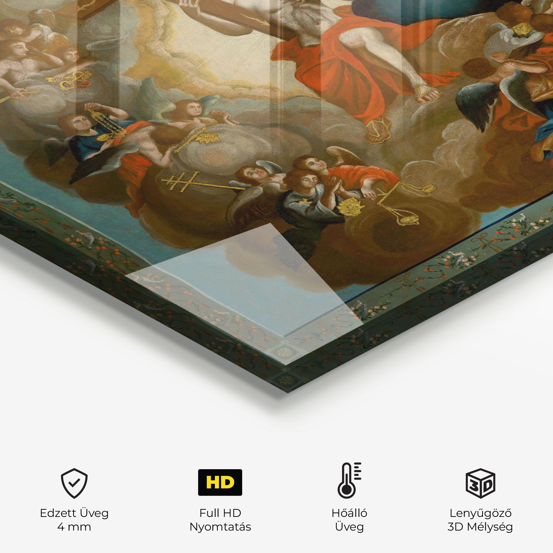 Konyhai üveg hátfal Right Hand Cross mockup 2