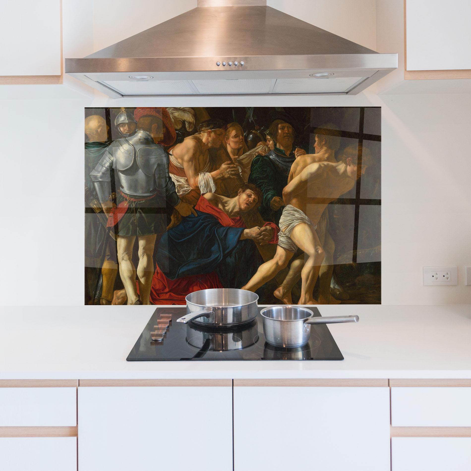 Konyhai üveg hátfal Old Running mockup 5