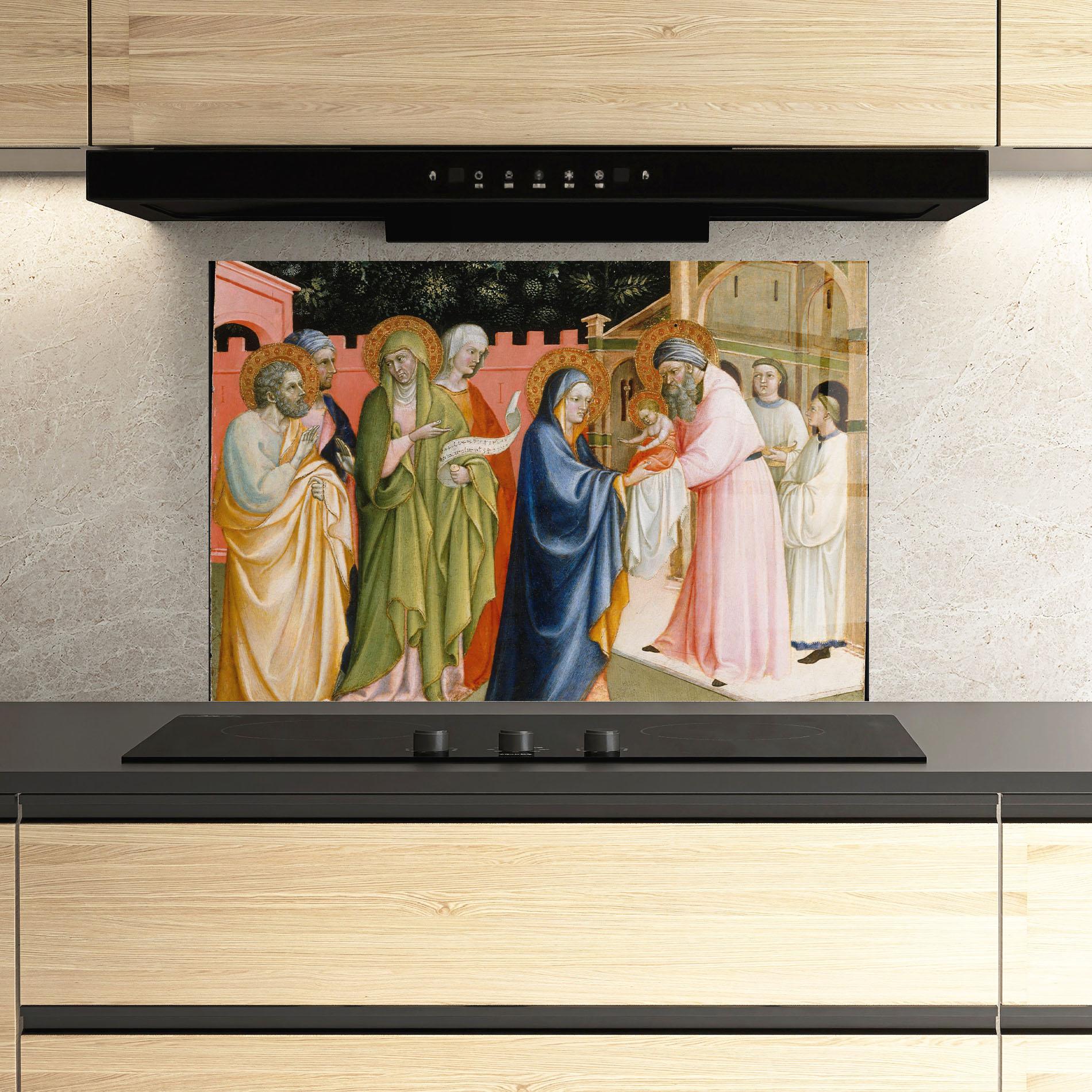 Konyhai üveg hátfal Healing Touch mockup 3